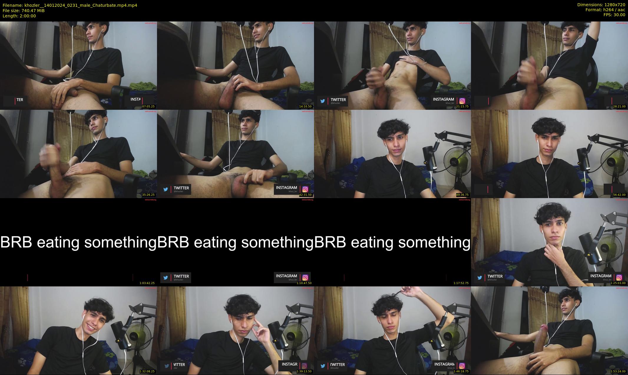 khozler_ — 120 minute Chaturbate male cam show recording, 720p, Jan 14, 2024
