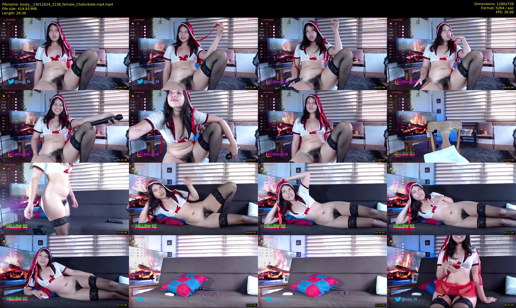 kozzy_ — 29 minute Chaturbate female cam show recording, 720p, Jan 13, 2024