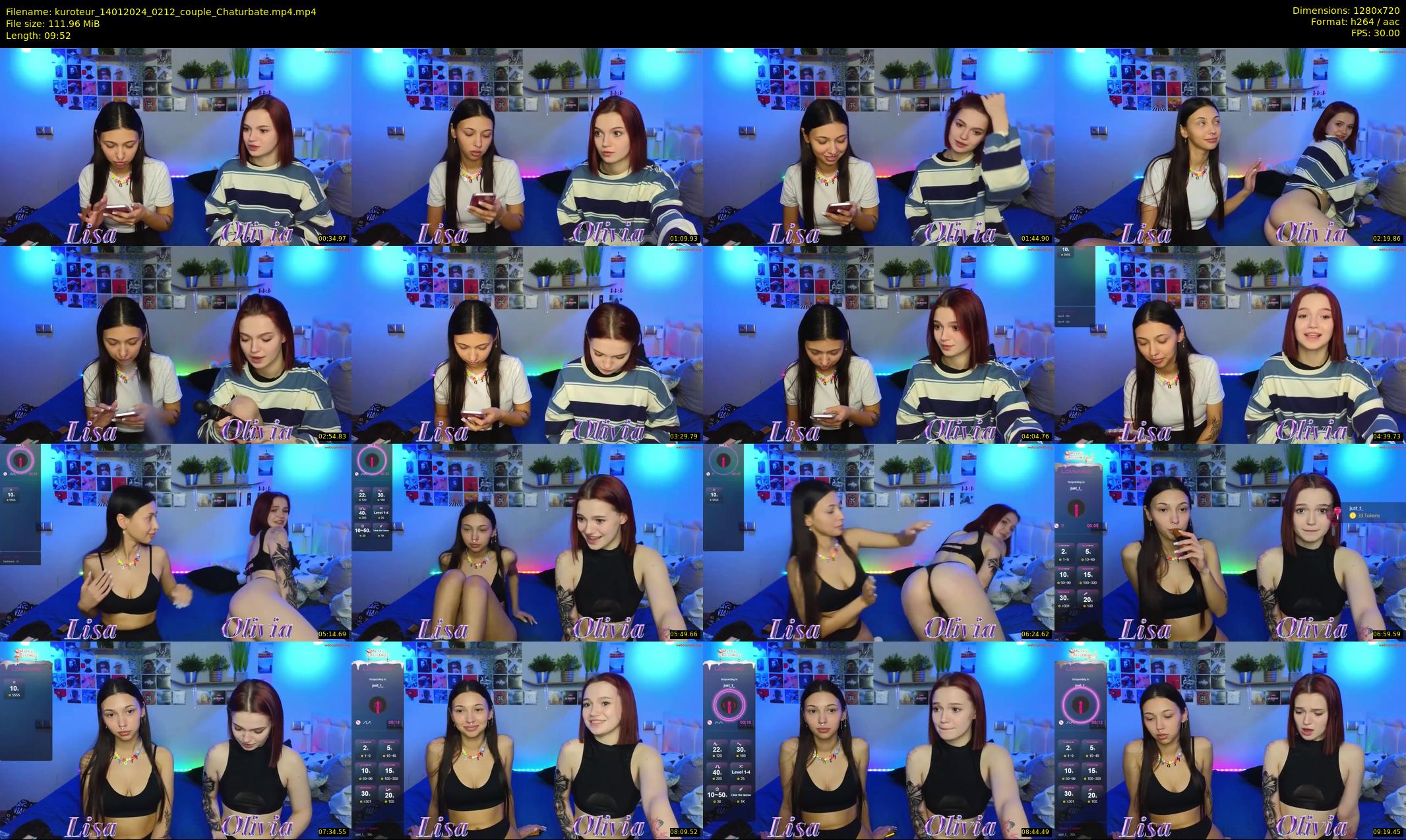kuroteur — 10 minute Chaturbate couple cam show recording, 720p, Jan 14, 2024