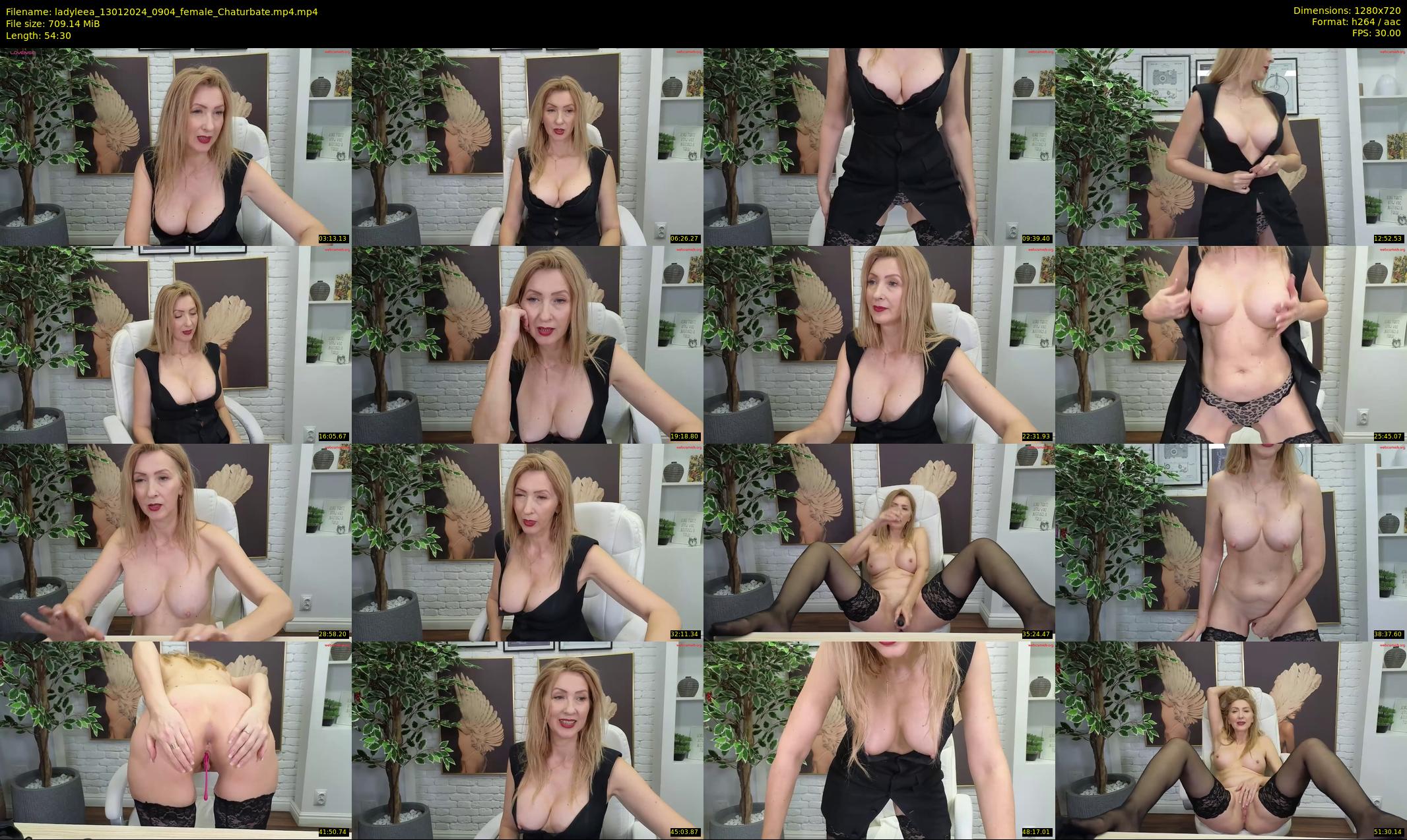 ladyleea — 55 minute Chaturbate female cam show recording, 720p, Jan 13, 2024