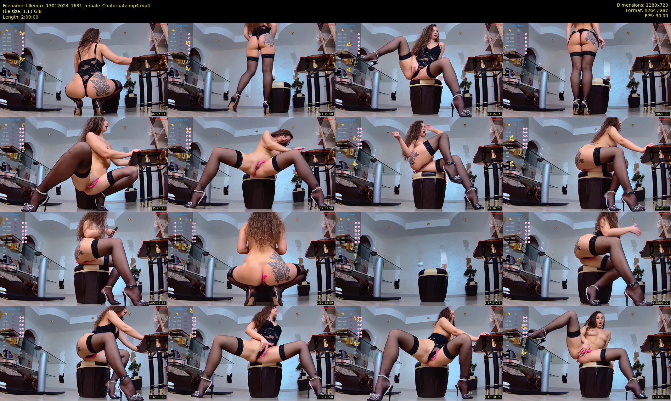 lillemax — 120 minute Chaturbate female cam show recording, 720p, Jan 13, 2024