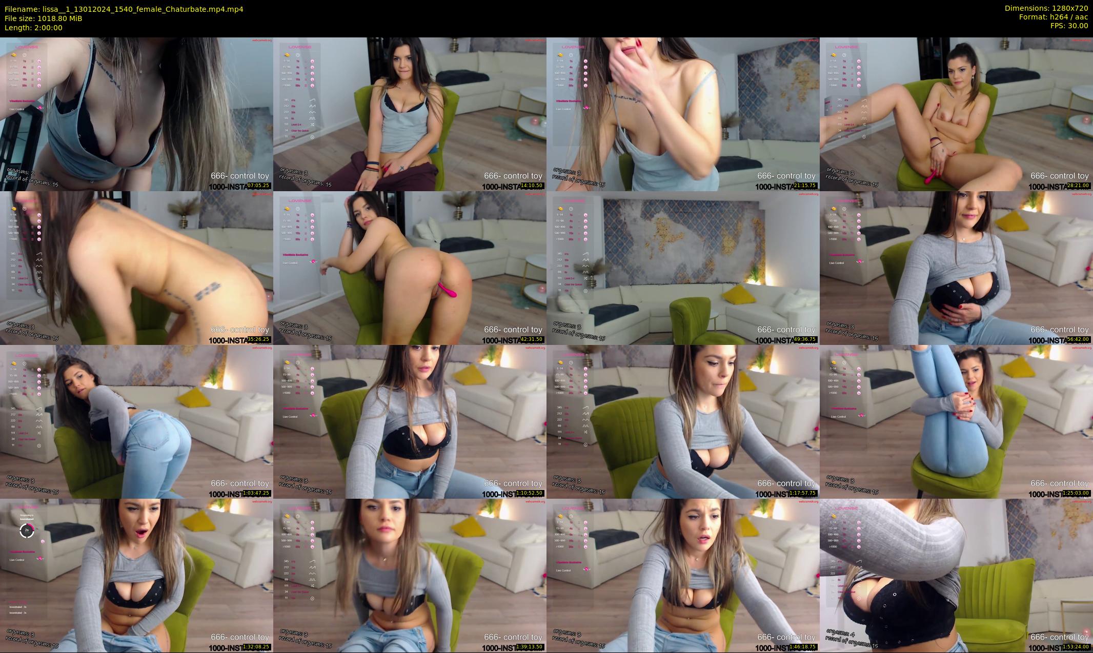 lissa__1 — 120 minute Chaturbate female cam show recording, 720p, Jan 13, 2024