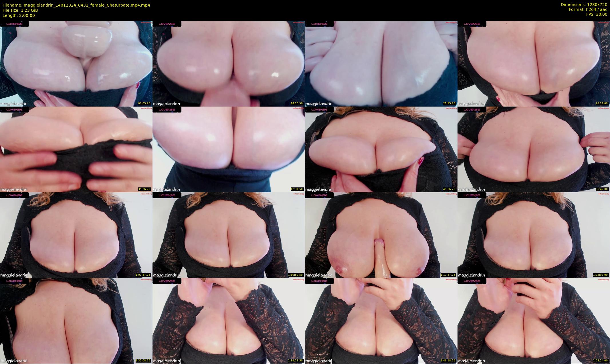 maggielandrin — 120 minute Chaturbate female cam show recording, 720p, Jan 14, 2024