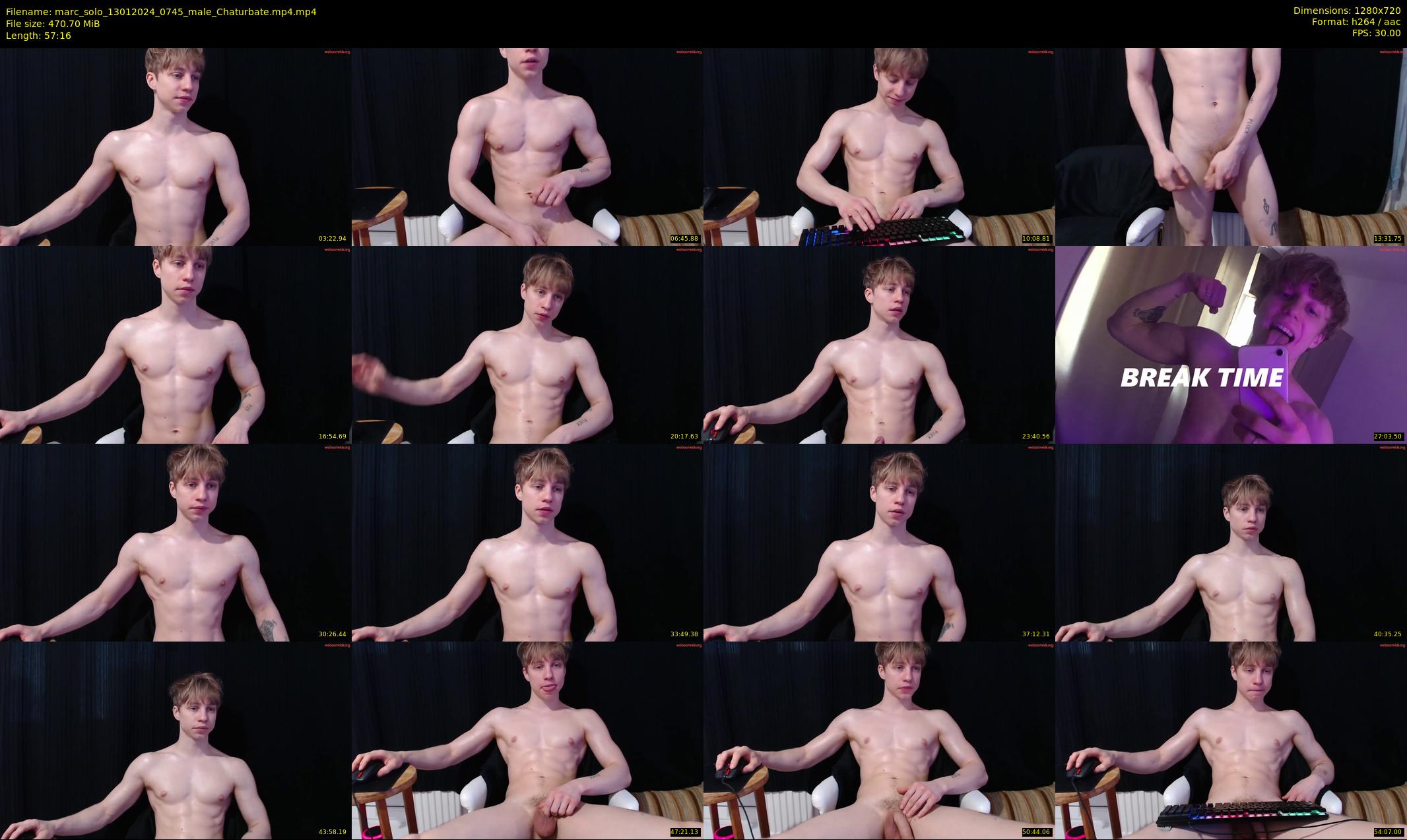 marc_solo — 58 minute Chaturbate male cam show recording, 720p, Jan 13, 2024