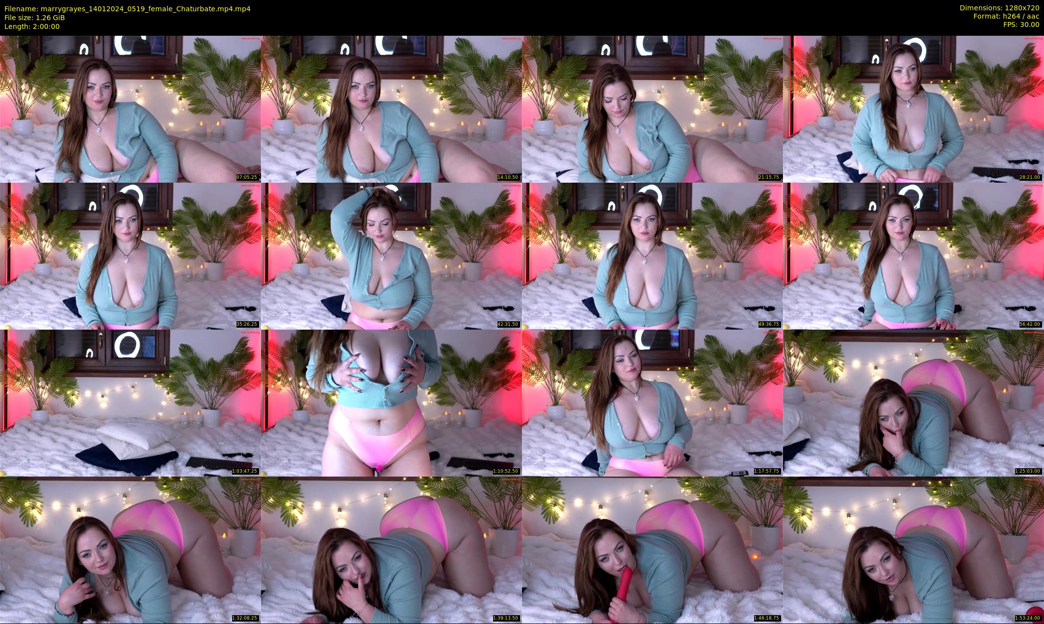 marrygrayes — 120 minute Chaturbate female cam show recording, 720p, Jan 14, 2024