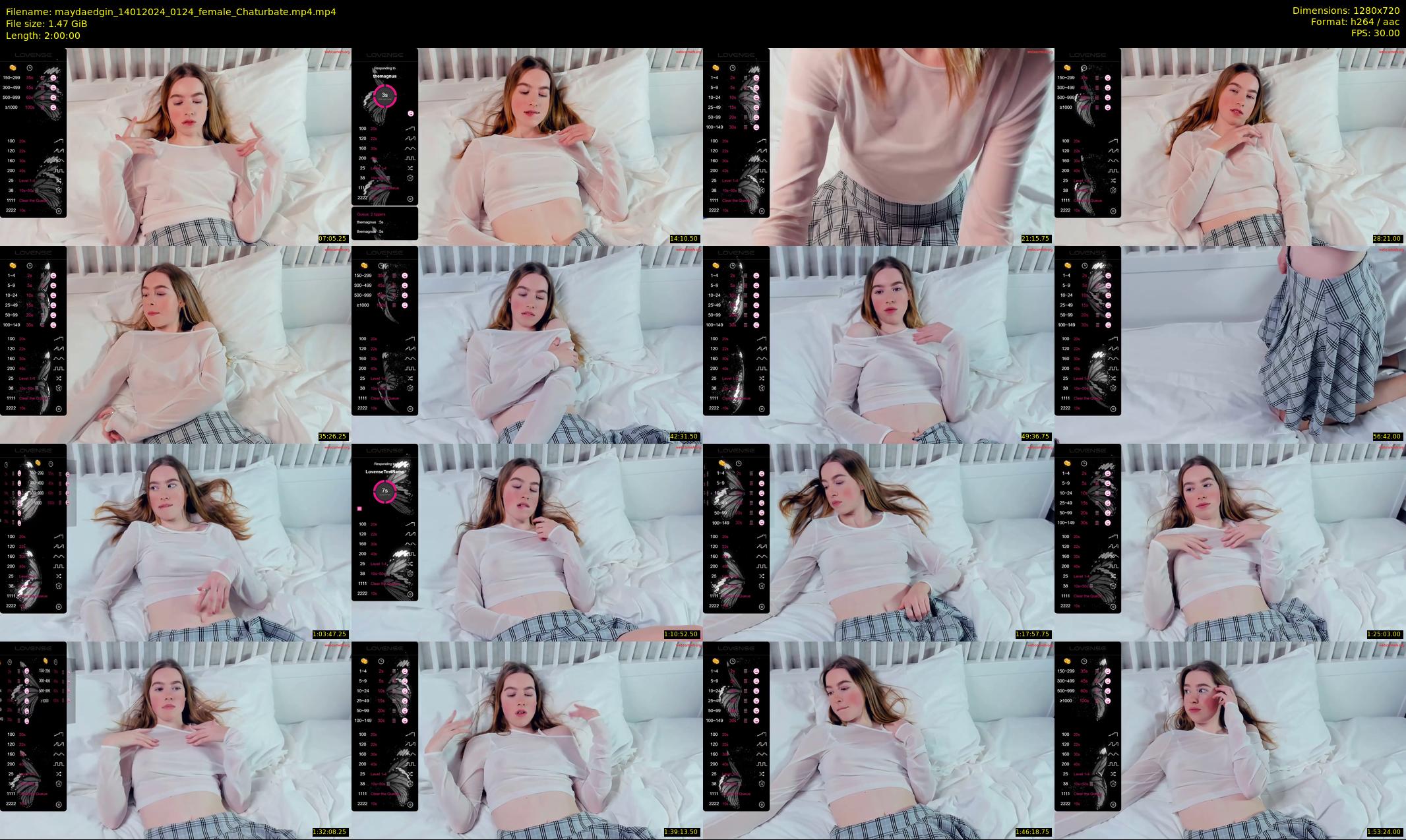 maydaedgin — 120 minute Chaturbate female cam show recording, 720p, Jan 14, 2024