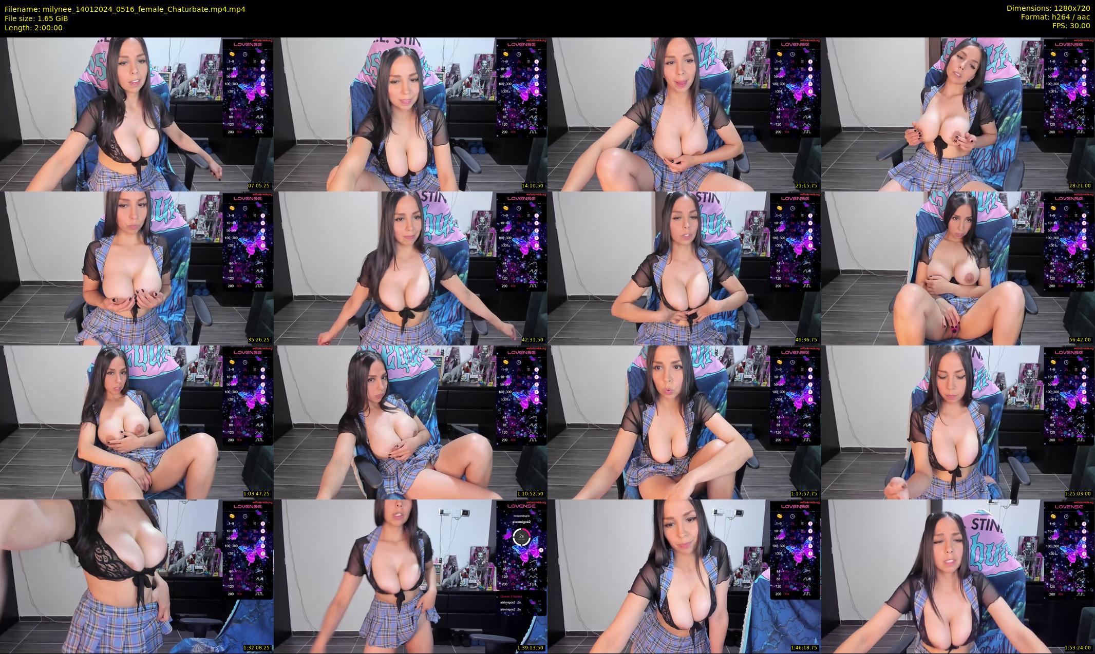 milynee — 120 minute Chaturbate female cam show recording, 720p, Jan 14, 2024