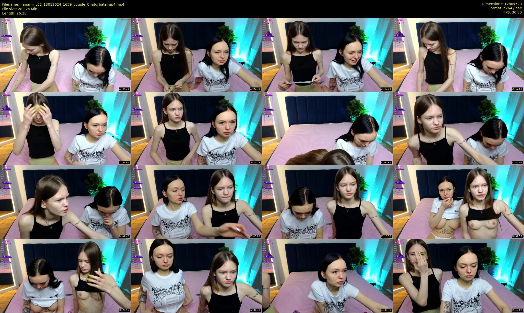 nanami_v02 — 27 minute Chaturbate couple cam show recording, 720p, Jan 13, 2024
