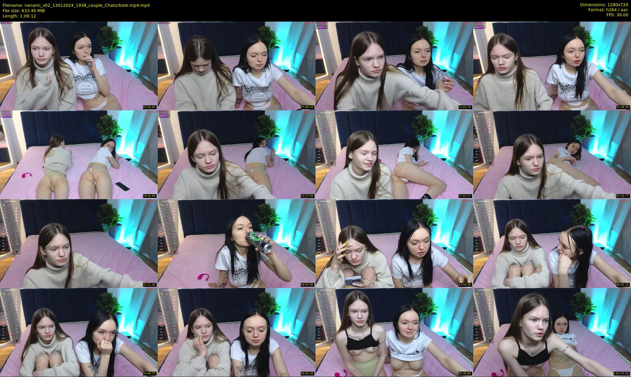 nanami_v02 — 67 minute Chaturbate couple cam show recording, 720p, Jan 13, 2024