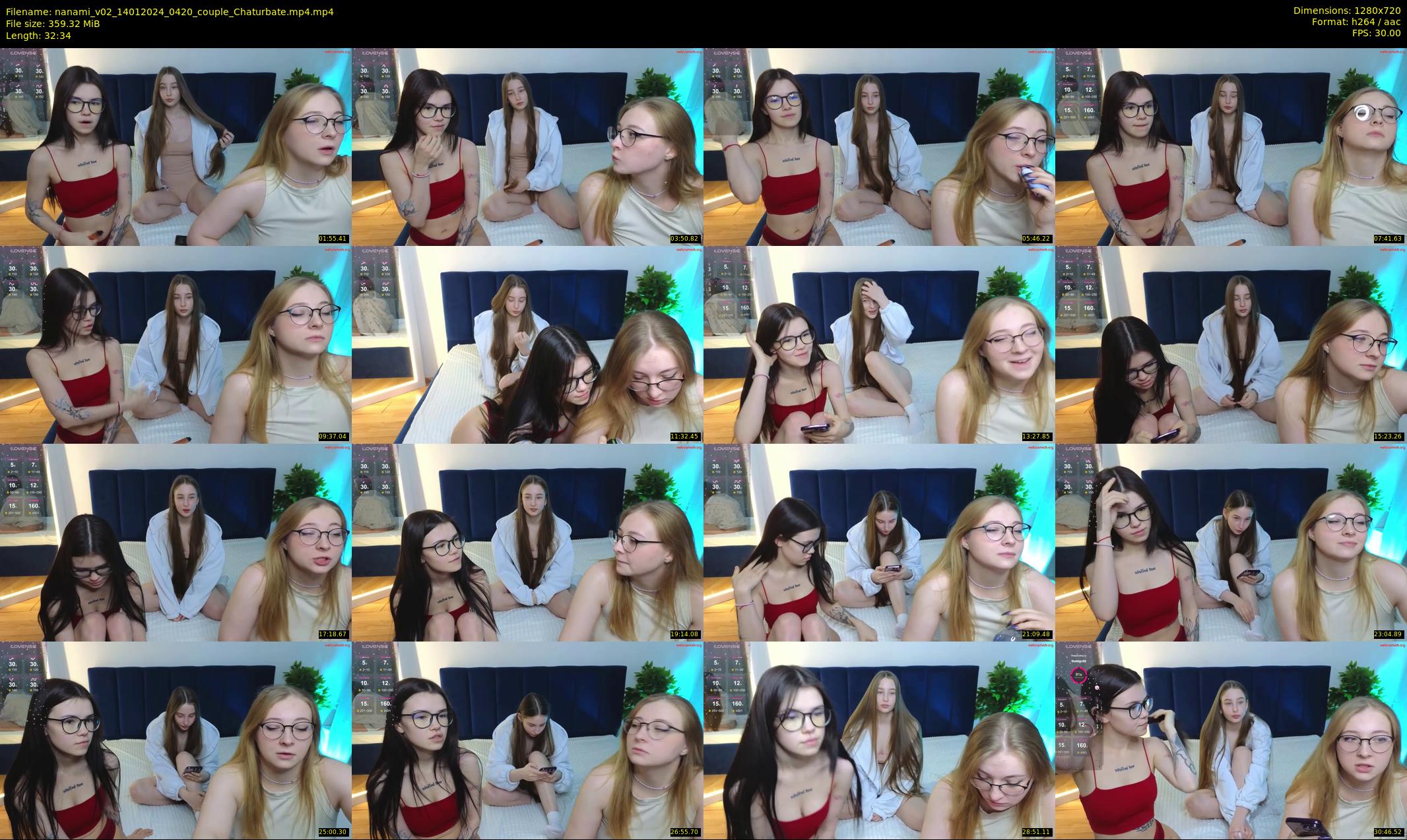 nanami_v02 — 33 minute Chaturbate couple cam show recording, 720p, Jan 14, 2024