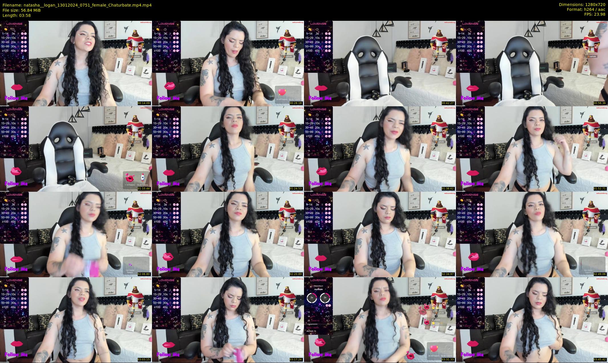 natasha__logan — 4 minute Chaturbate female cam show recording, 720p, Jan 13, 2024