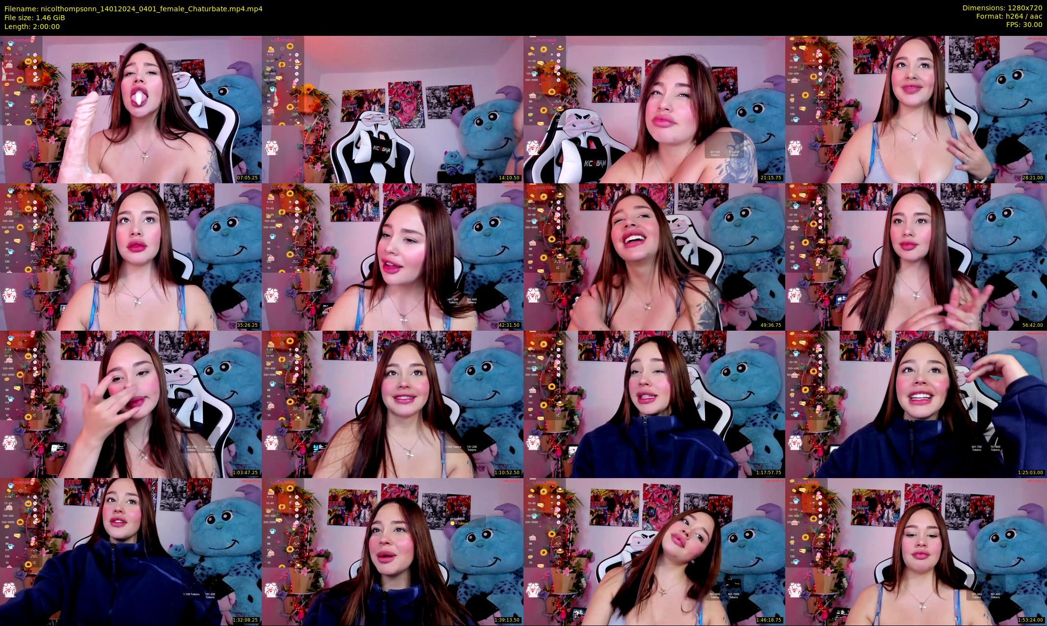 nicolthompsonn — 120 minute Chaturbate female cam show recording, 720p, Jan 14, 2024