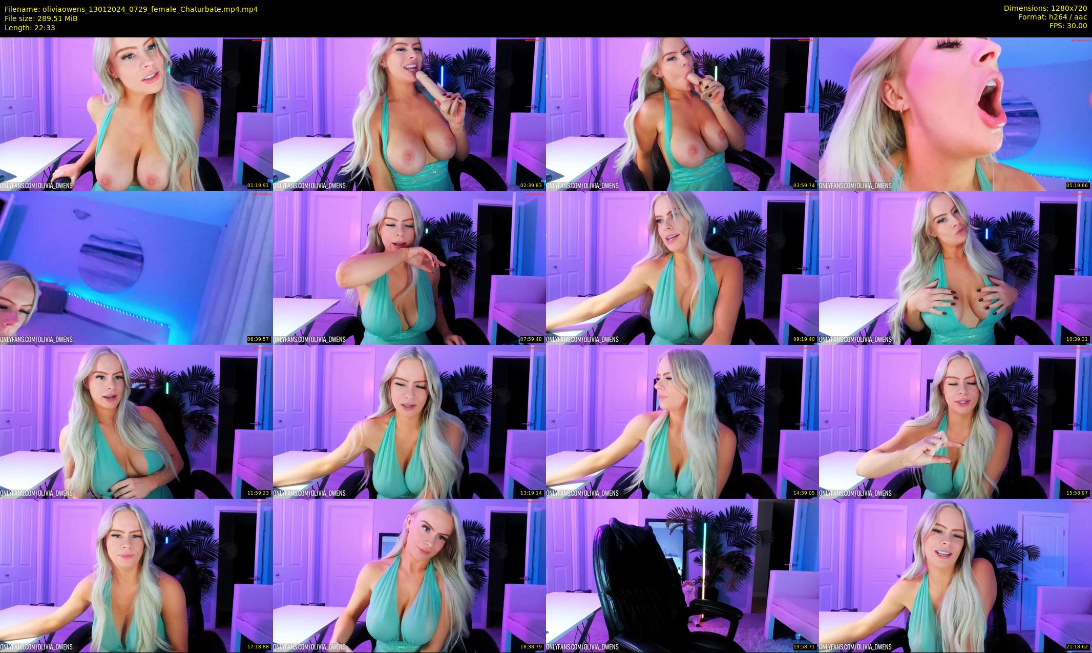 oliviaowens — 23 minute Chaturbate female cam show recording, 720p, Jan 13, 2024