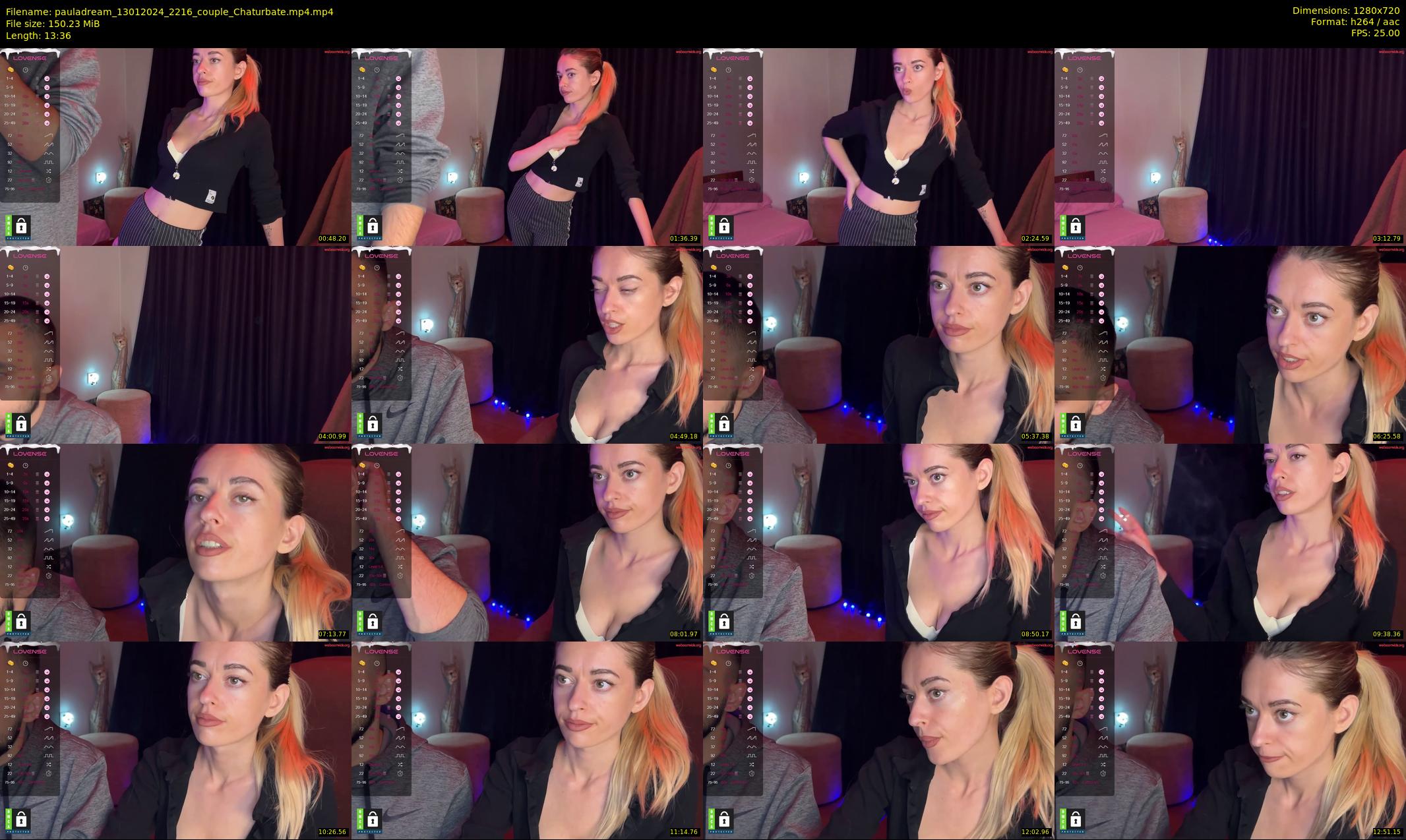 pauladream — 14 minute Chaturbate couple cam show recording, 720p, Jan 13, 2024