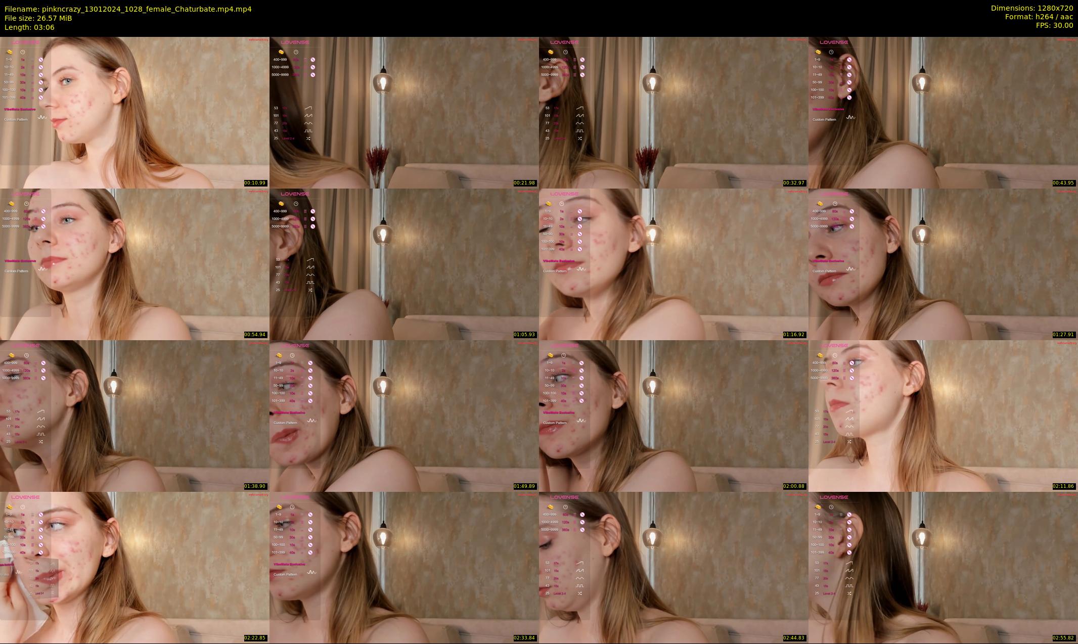 pinkncrazy — 4 minute Chaturbate female cam show recording, 720p, Jan 13, 2024