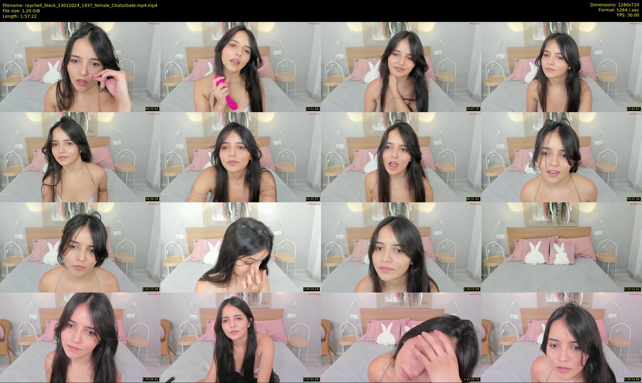 raychell_black — 118 minute Chaturbate female cam show recording, 720p, Jan 13, 2024