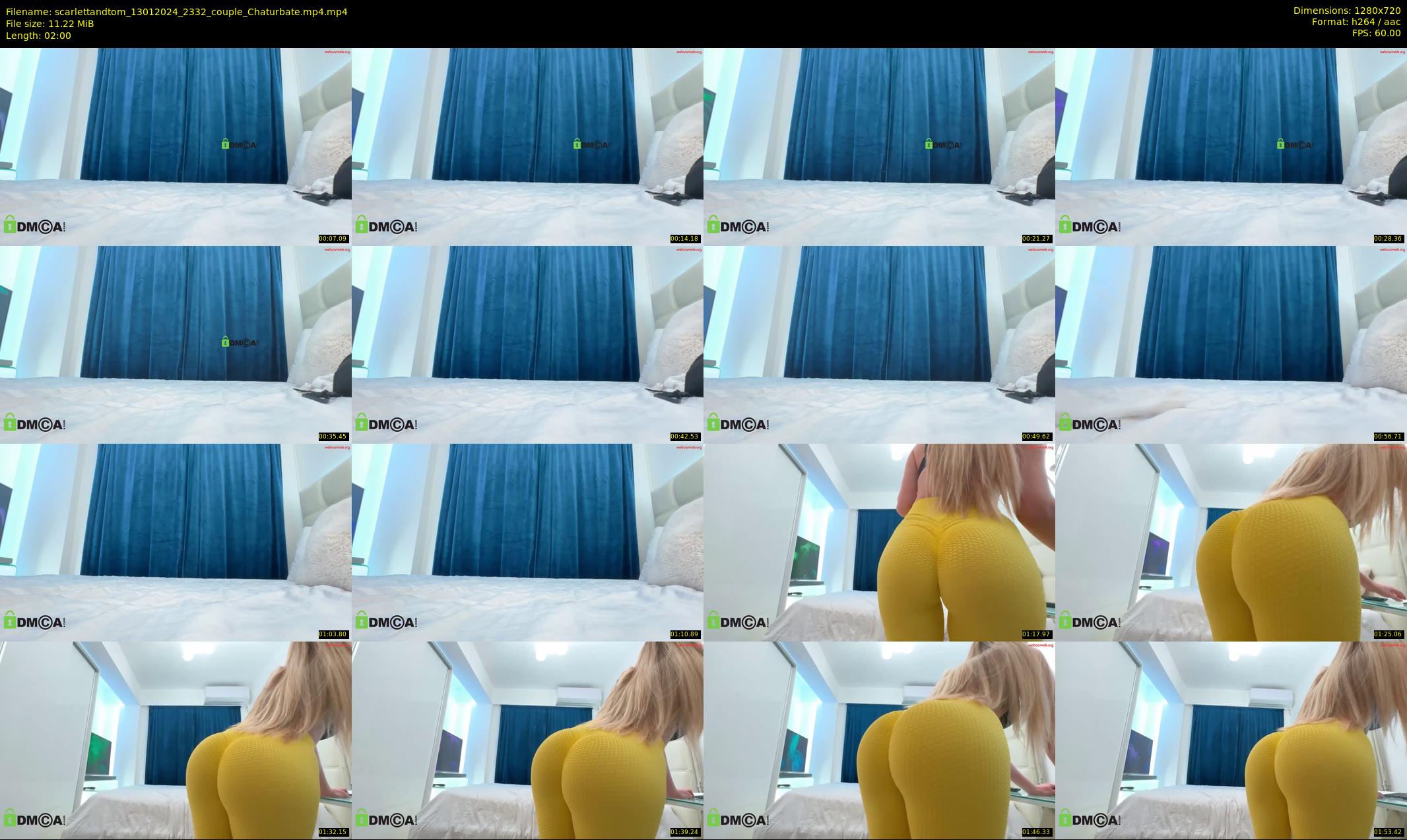 scarlettandtom — 2 minute Chaturbate couple cam show recording, 720p, Jan 13, 2024