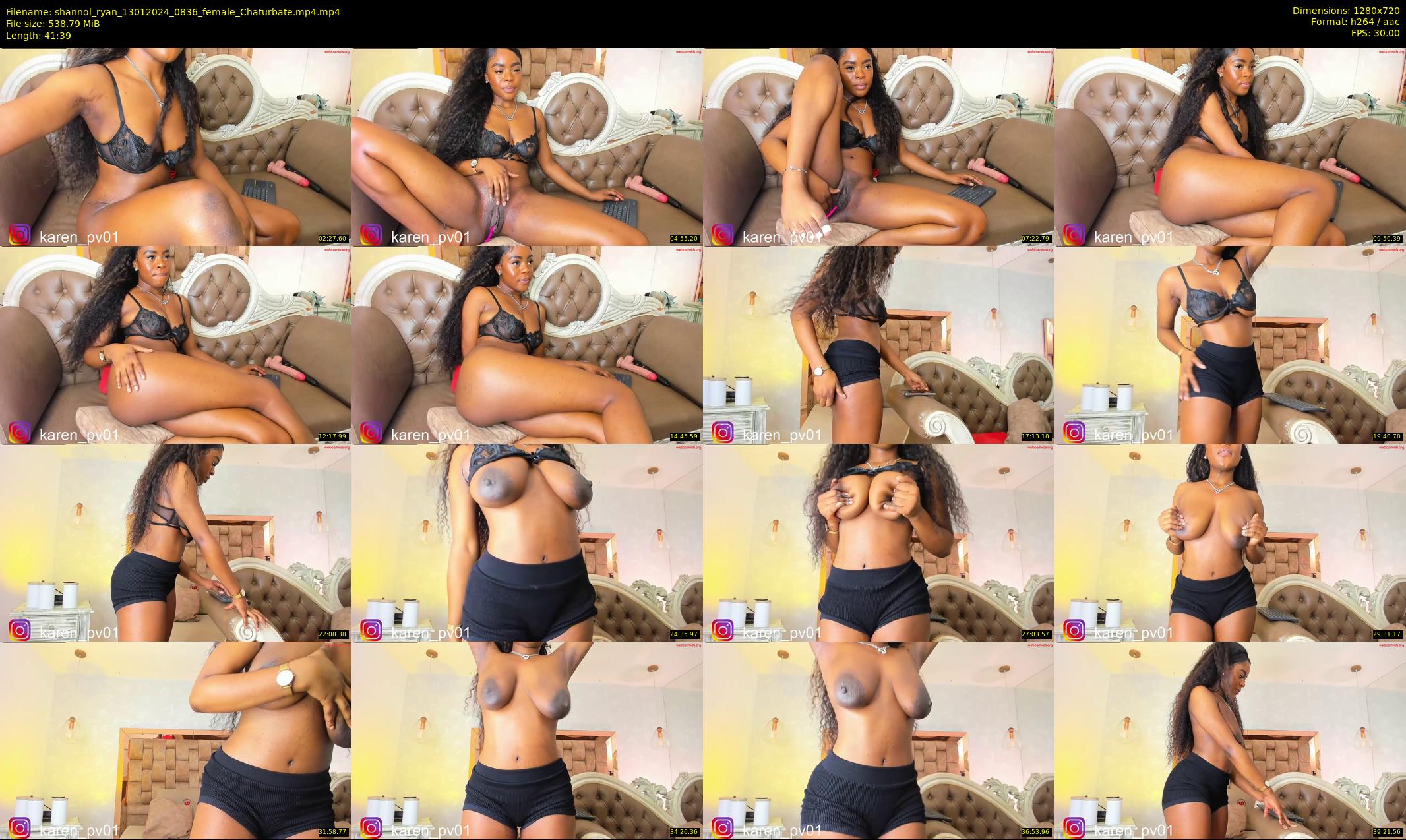 shannol_ryan — 42 minute Chaturbate female cam show recording, 720p, Jan 13, 2024