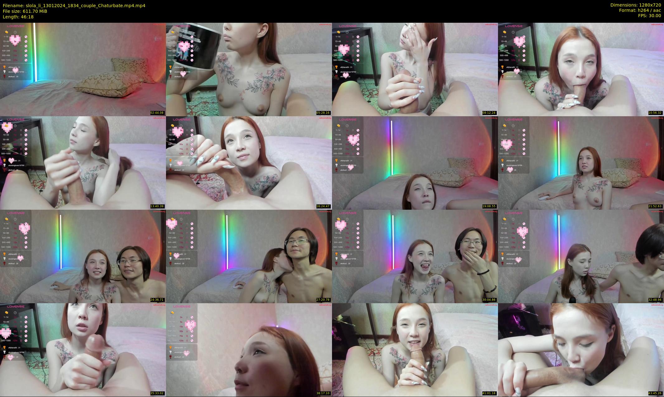 slola_li — 47 minute Chaturbate couple cam show recording, 720p, Jan 13, 2024