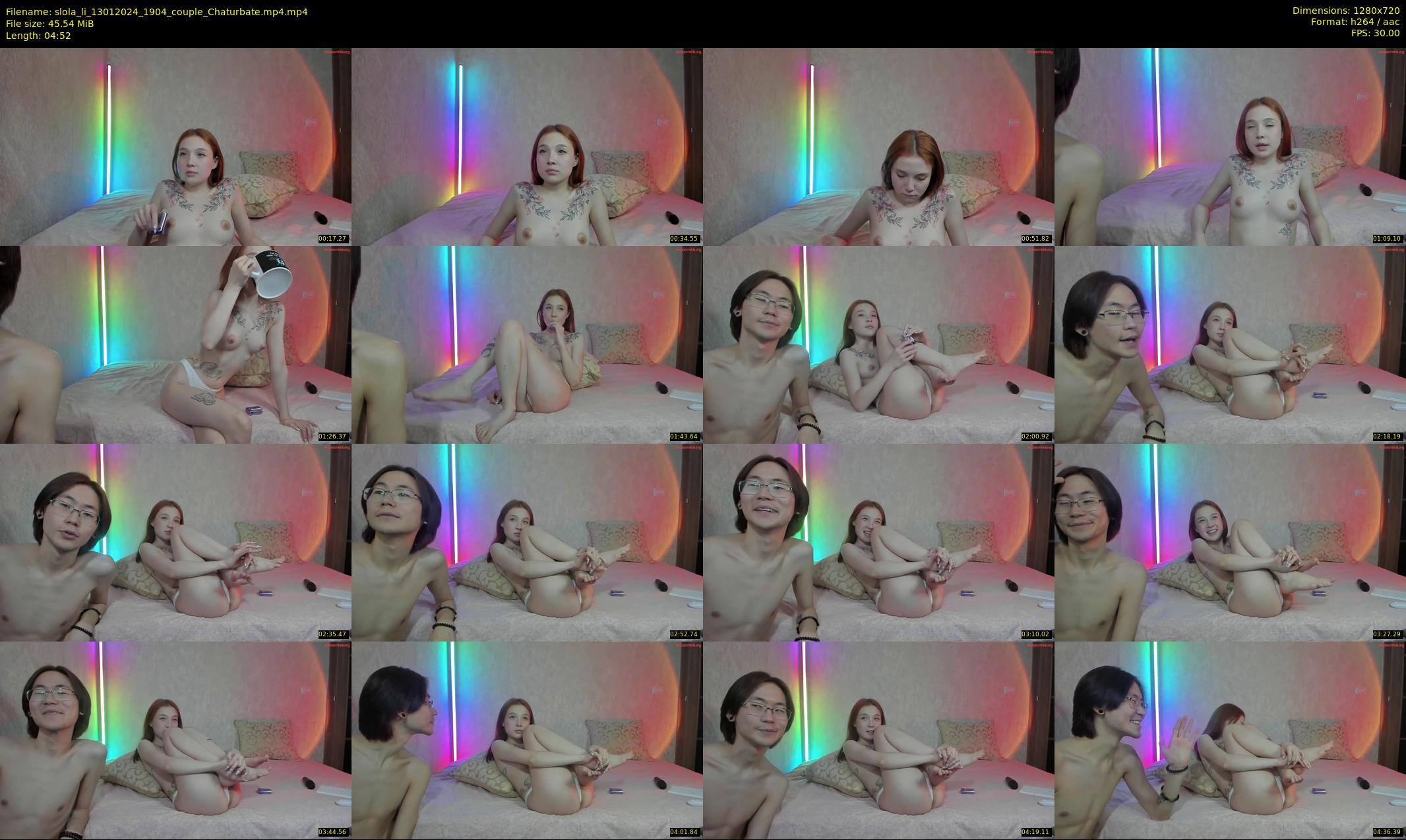 slola_li — 5 minute Chaturbate couple cam show recording, 720p, Jan 13, 2024