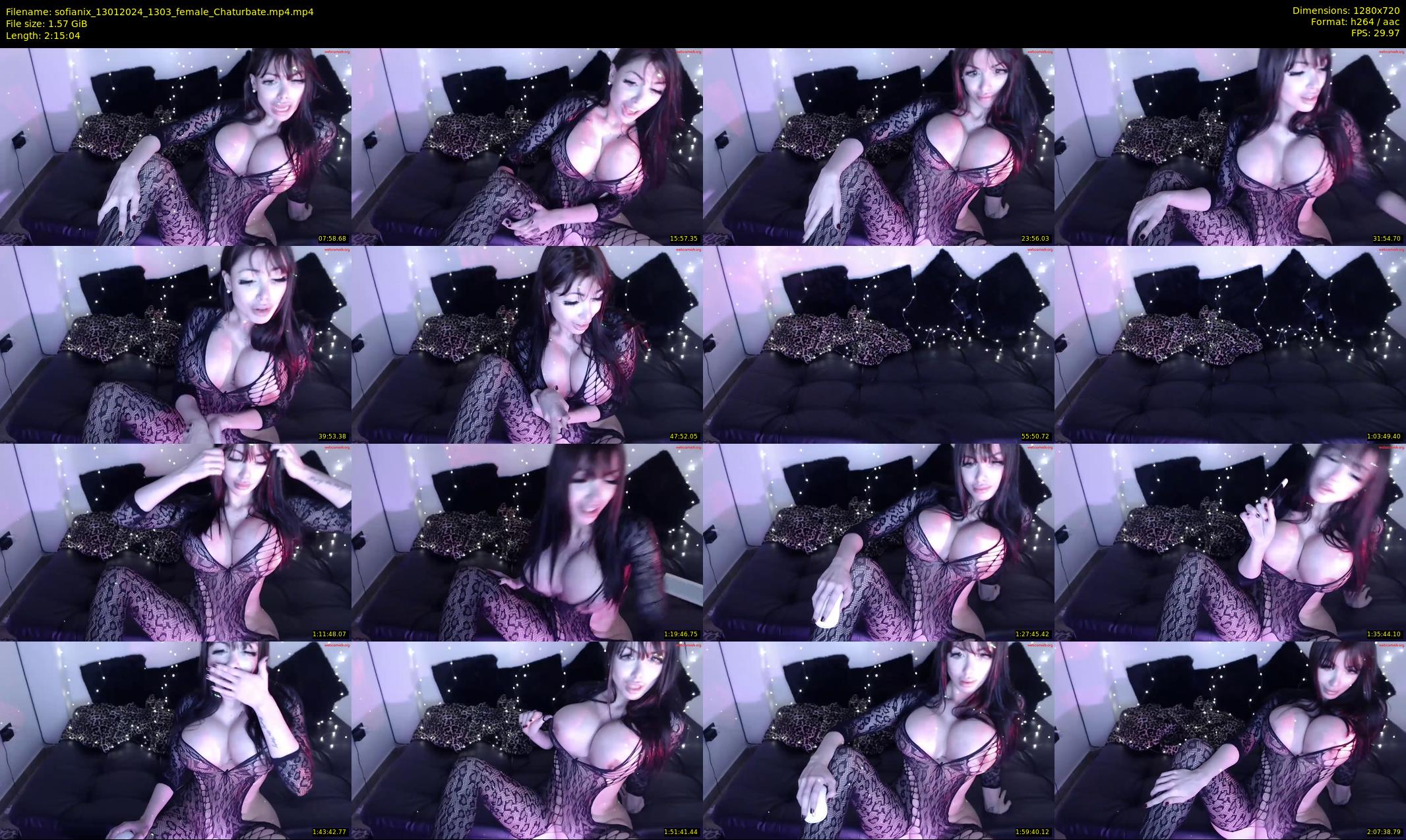 sofianix — 136 minute Chaturbate female cam show recording, 720p, Jan 13, 2024
