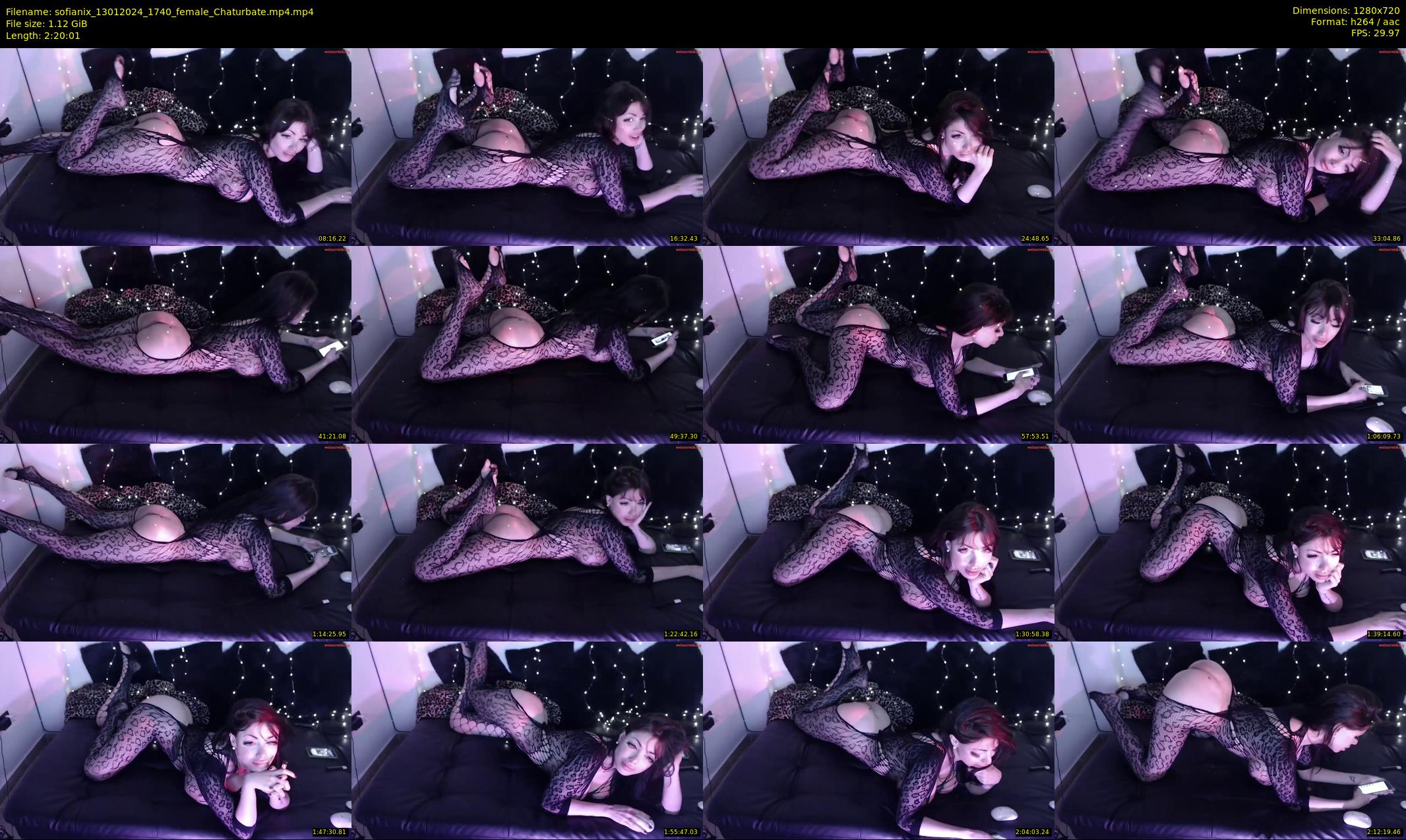 sofianix — 141 minute Chaturbate female cam show recording, 720p, Jan 13, 2024
