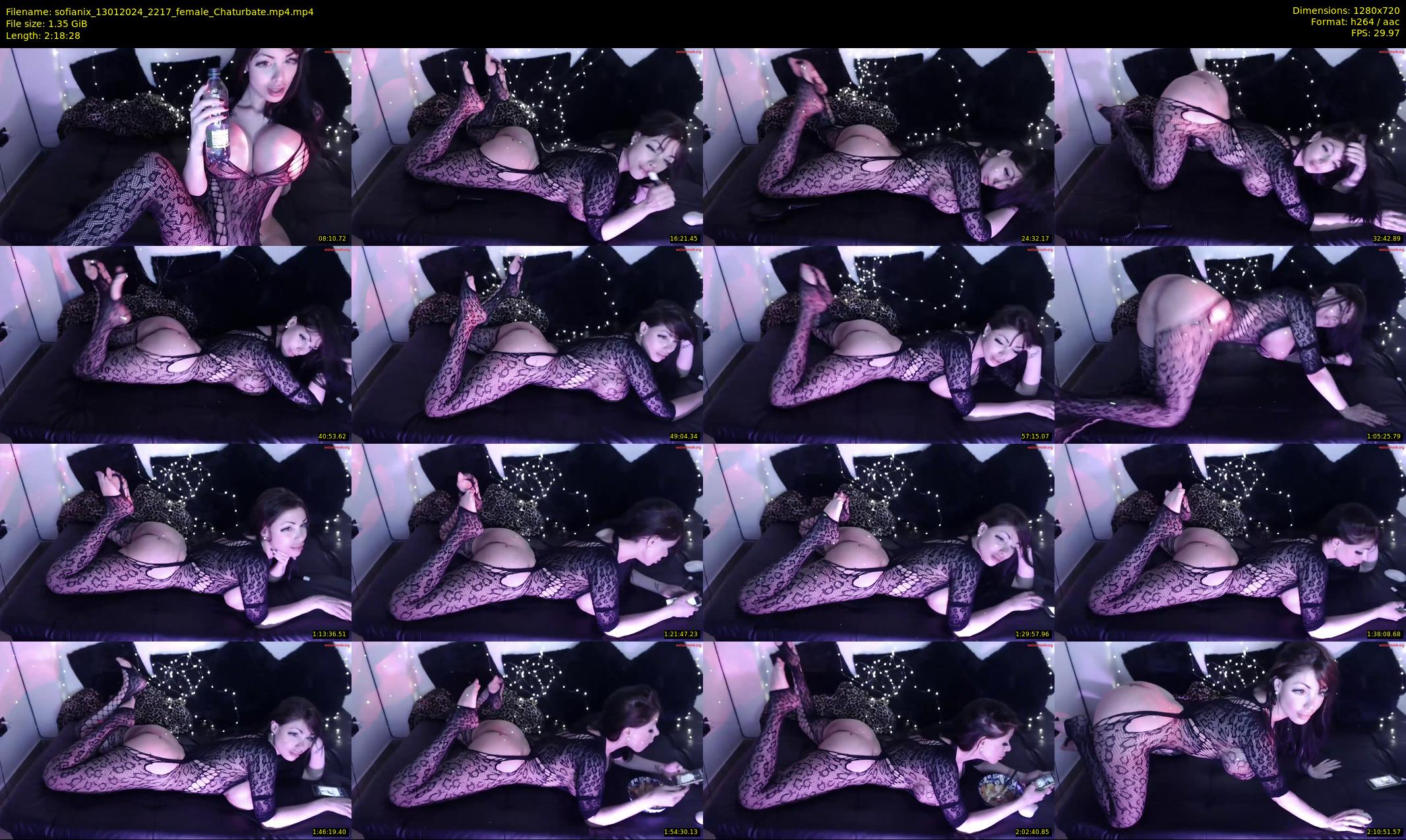 sofianix — 139 minute Chaturbate female cam show recording, 720p, Jan 13, 2024