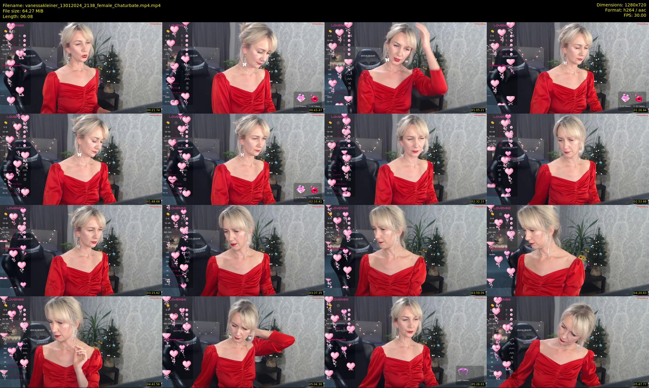 vanessakleiner — 7 minute Chaturbate female cam show recording, 720p, Jan 13, 2024