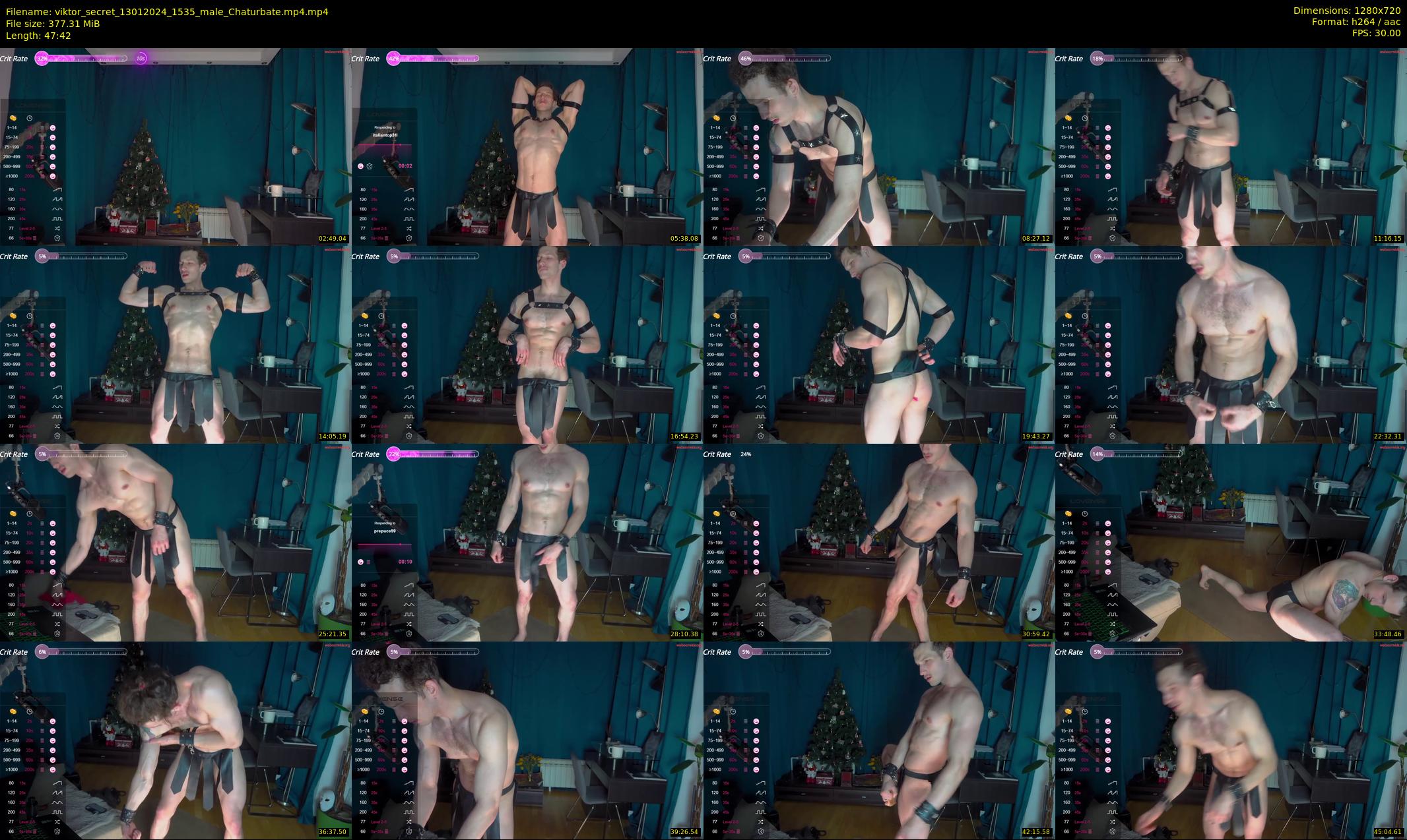 viktor_secret — 48 minute Chaturbate male cam show recording, 720p, Jan 13, 2024