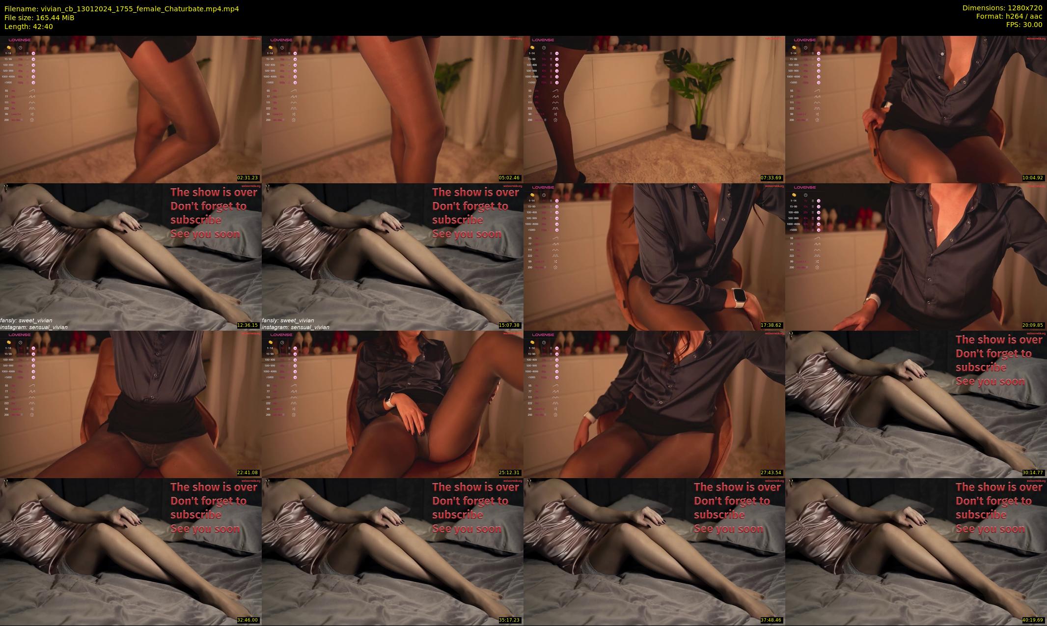 vivian_cb — 43 minute Chaturbate female cam show recording, 720p, Jan 13, 2024
