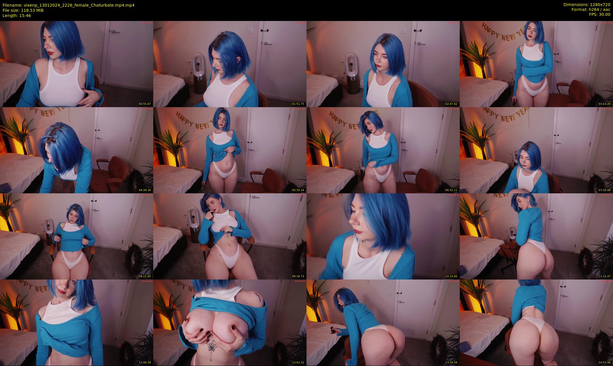 vixenp — 16 minute Chaturbate female cam show recording, 720p, Jan 13, 2024