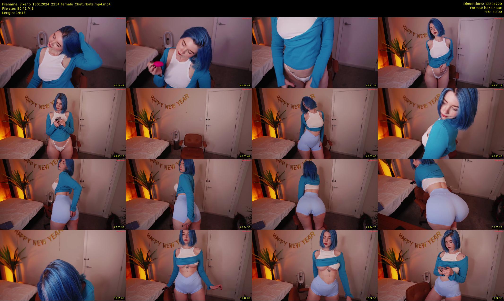 vixenp — 15 minute Chaturbate female cam show recording, 720p, Jan 13, 2024