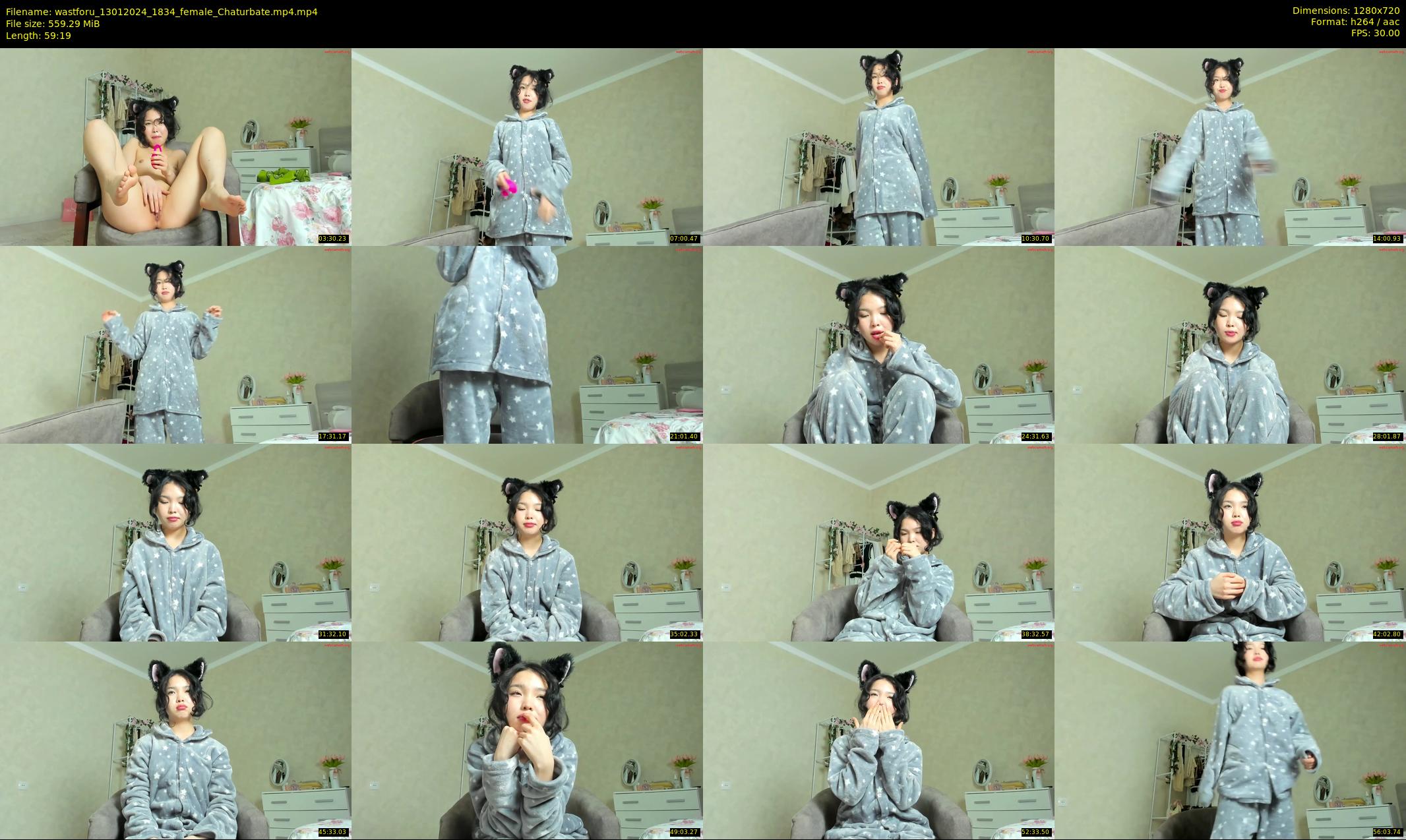 wastforu — 60 minute Chaturbate female cam show recording, 720p, Jan 13, 2024