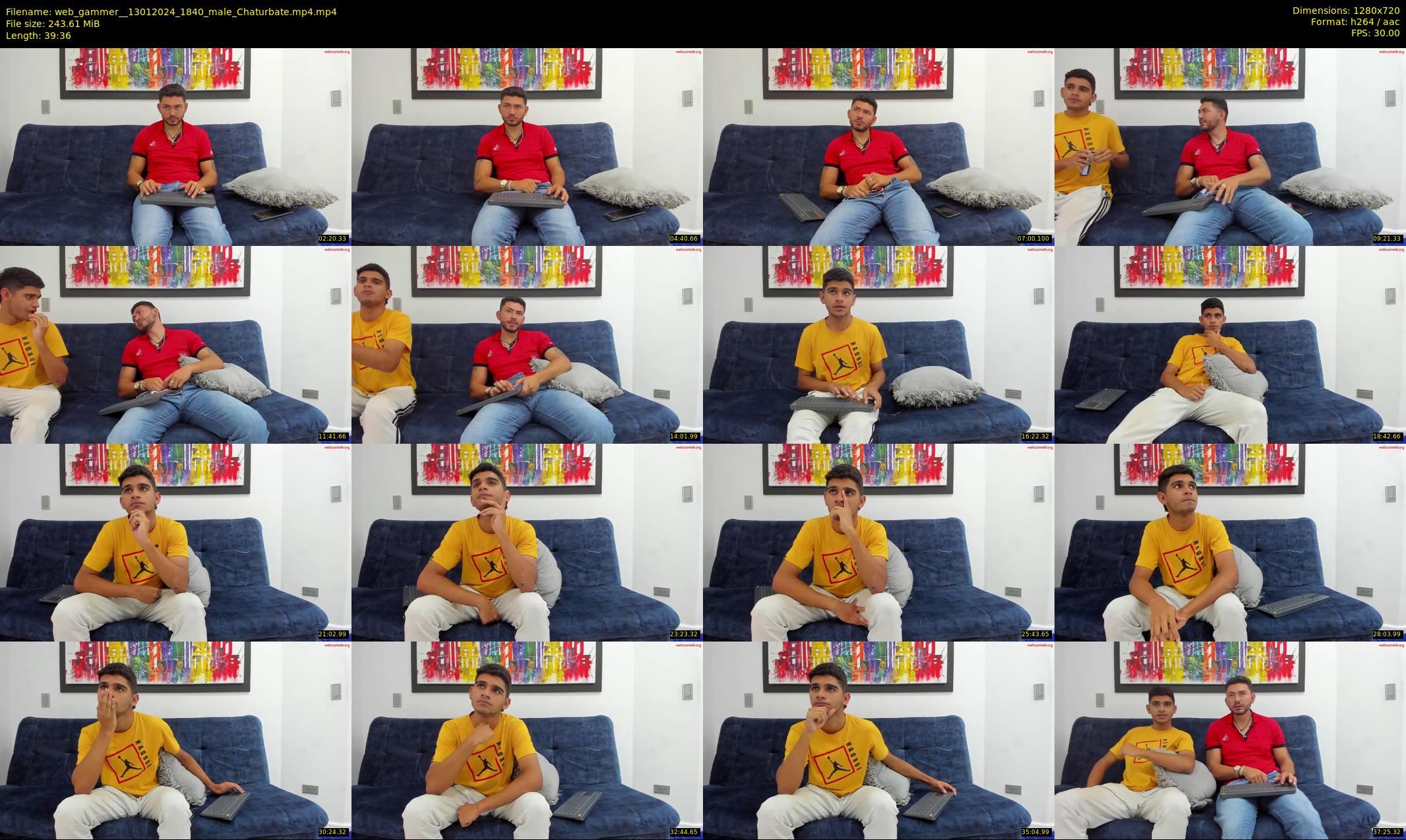 web_gammer_ — 40 minute Chaturbate male cam show recording, 720p, Jan 13, 2024