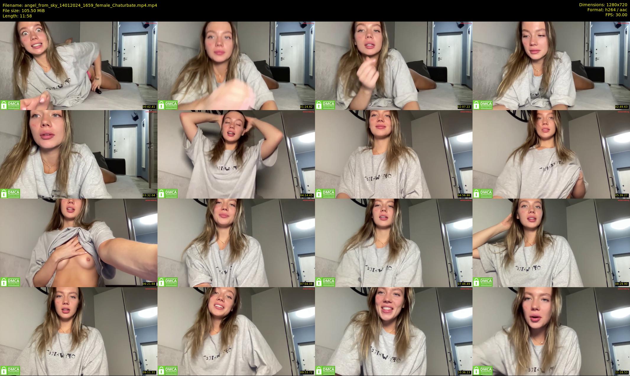 angel_from_sky — 12 minute Chaturbate female cam show recording, 720p, Jan 14, 2024