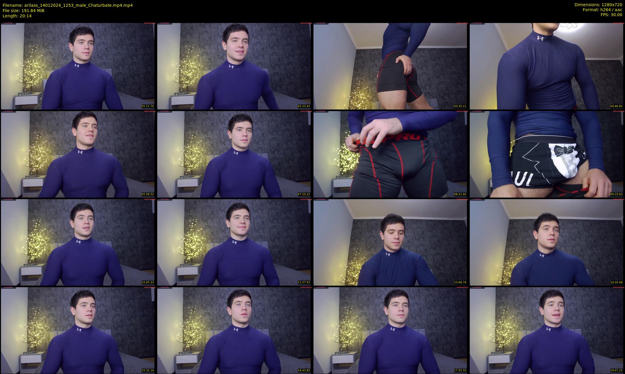 arilass — 21 minute Chaturbate male cam show recording, 720p, Jan 14, 2024