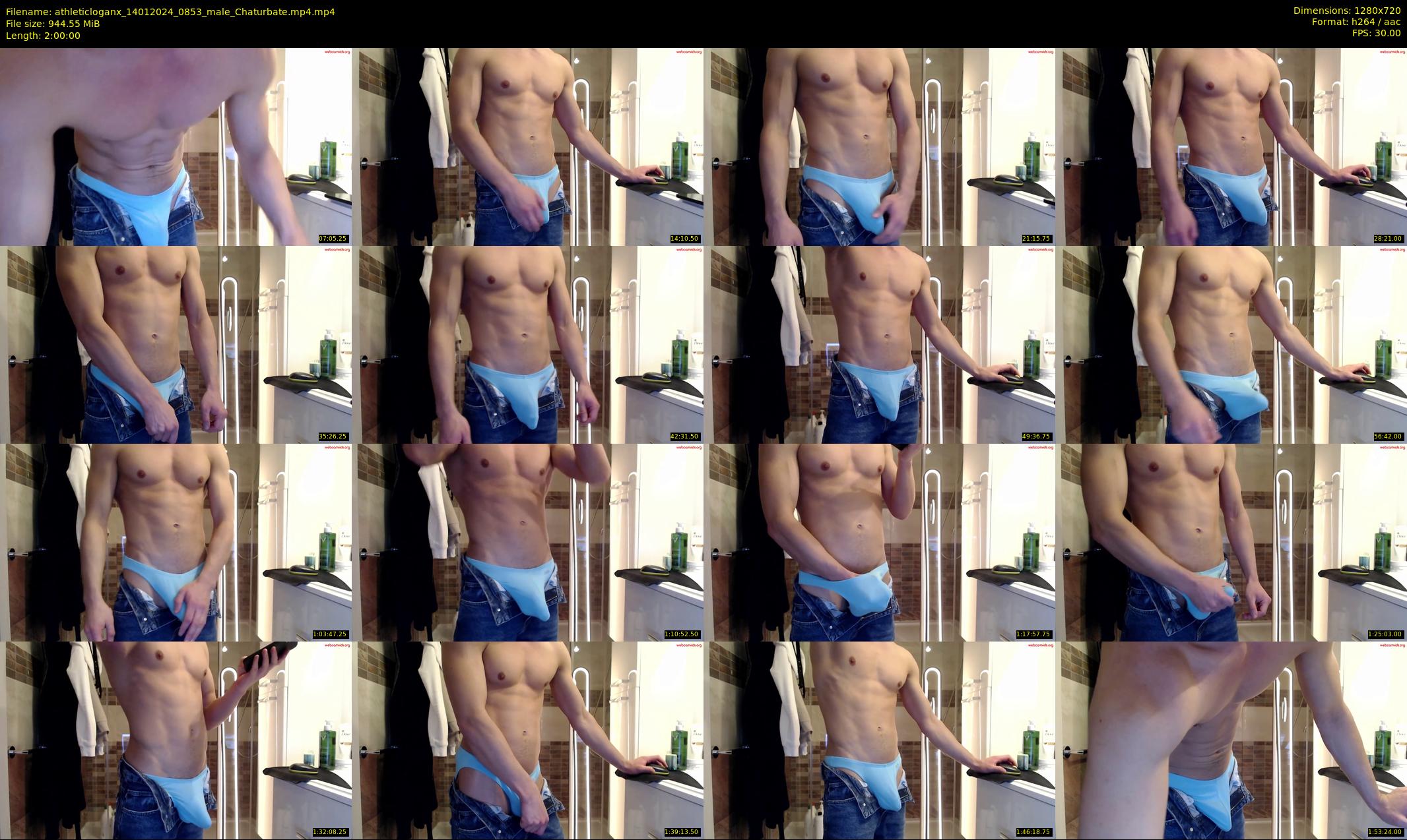 athleticloganx — 120 minute Chaturbate male cam show recording, 720p, Jan 14, 2024