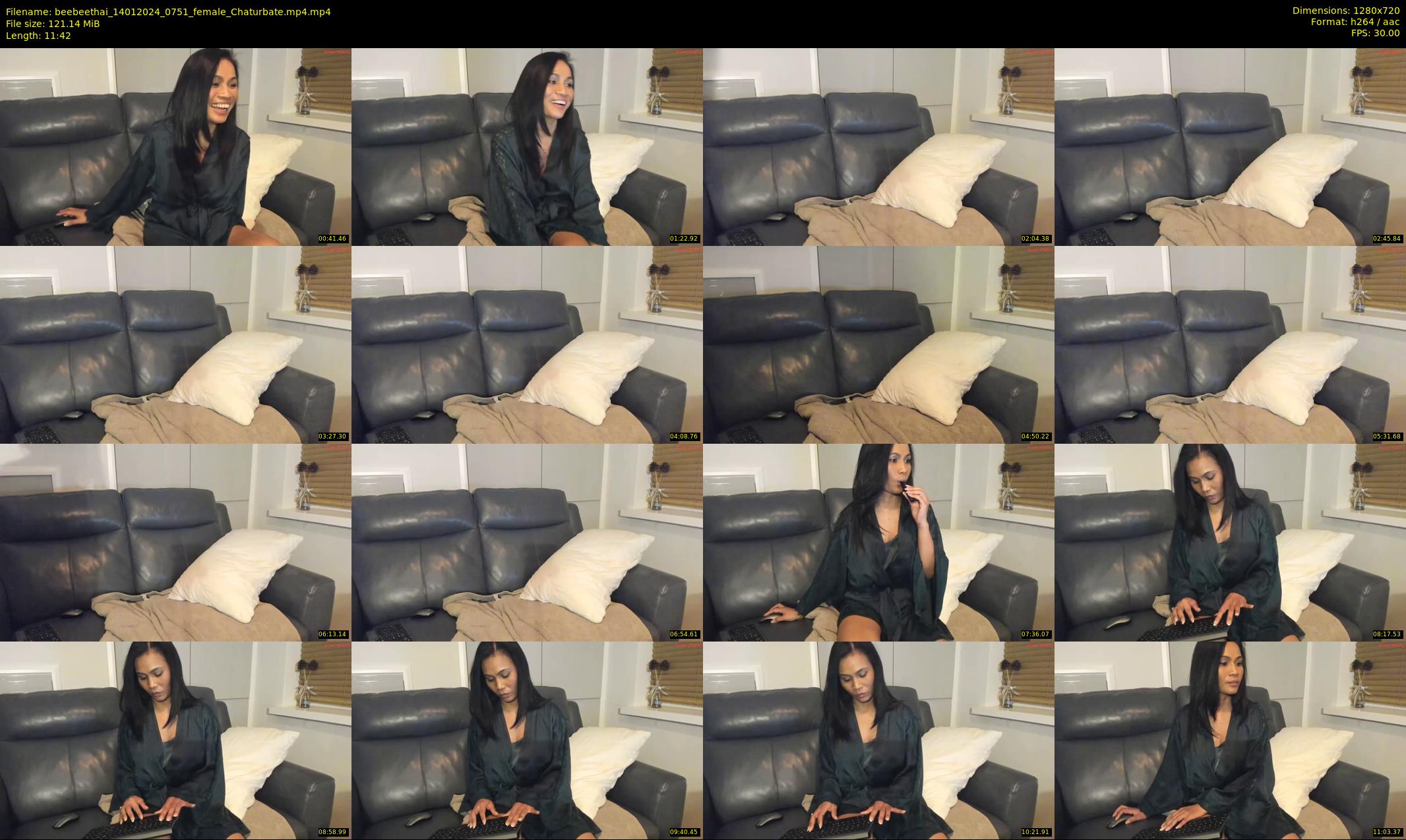 beebeethai — 12 minute Chaturbate female cam show recording, 720p, Jan 14, 2024