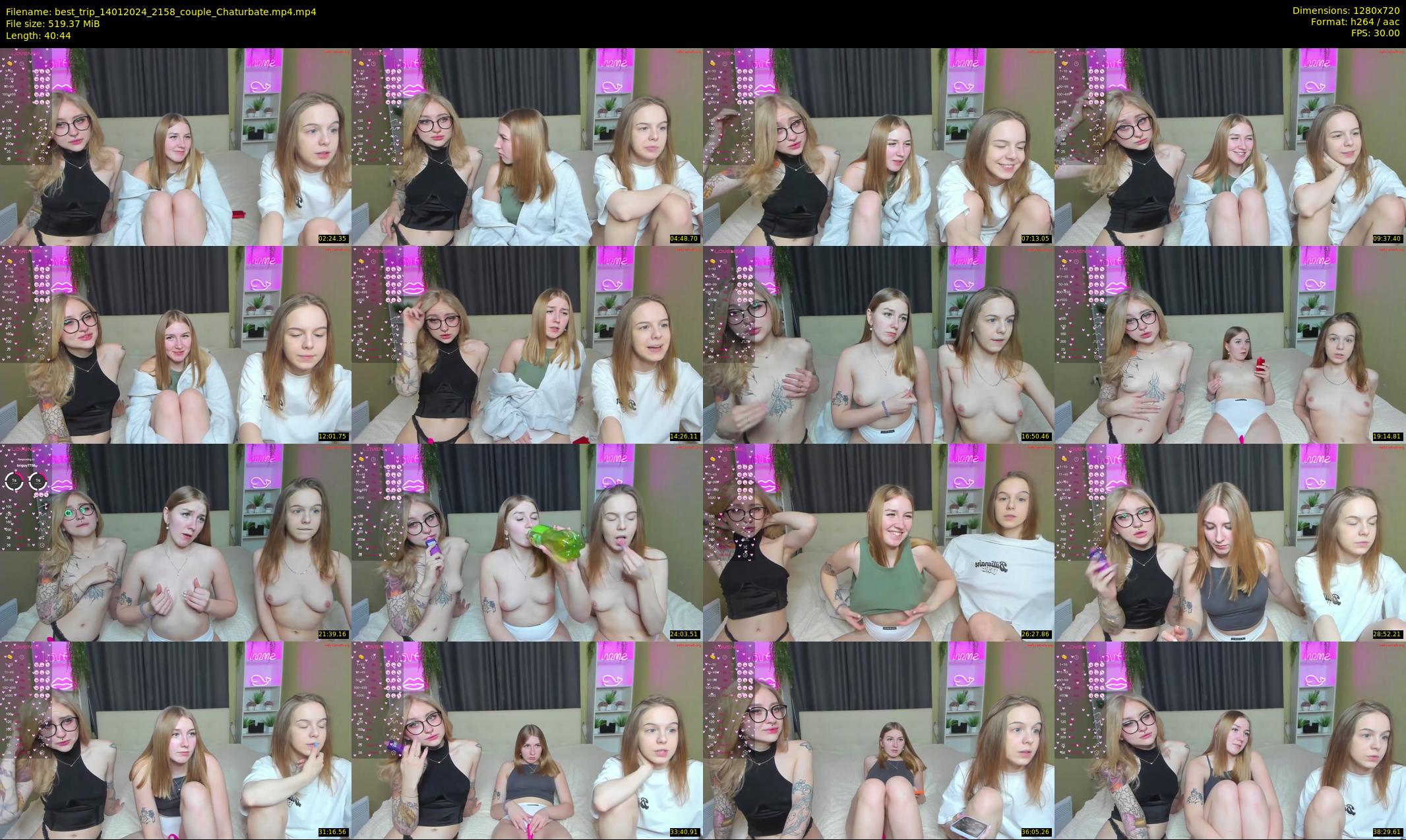 best_trip — 41 minute Chaturbate couple cam show recording, 720p, Jan 14, 2024