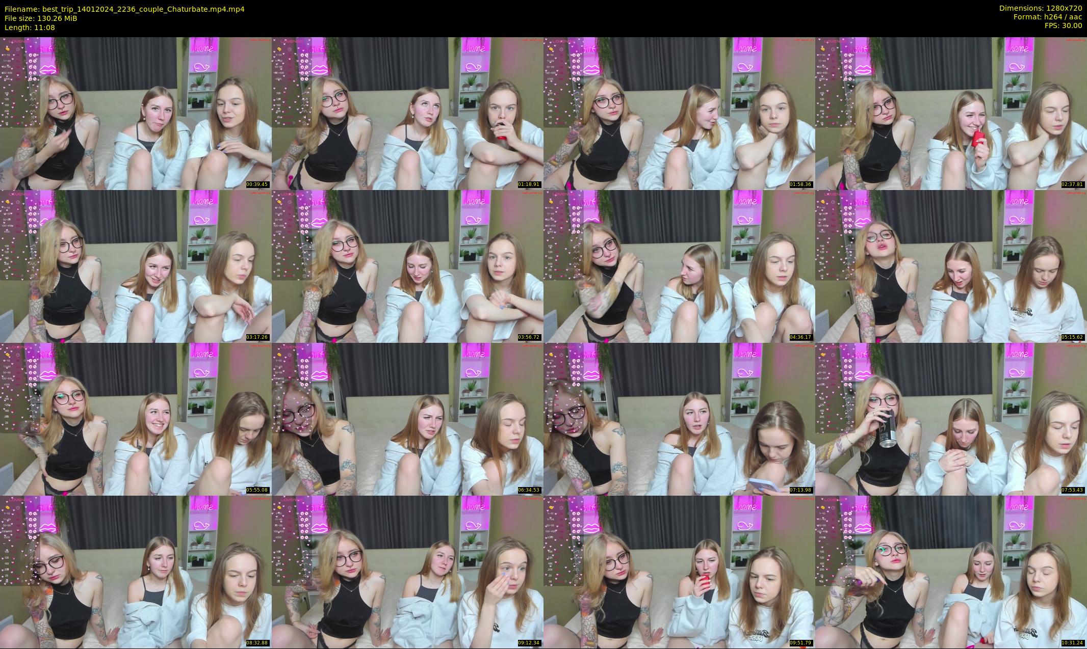 best_trip — 12 minute Chaturbate couple cam show recording, 720p, Jan 14, 2024