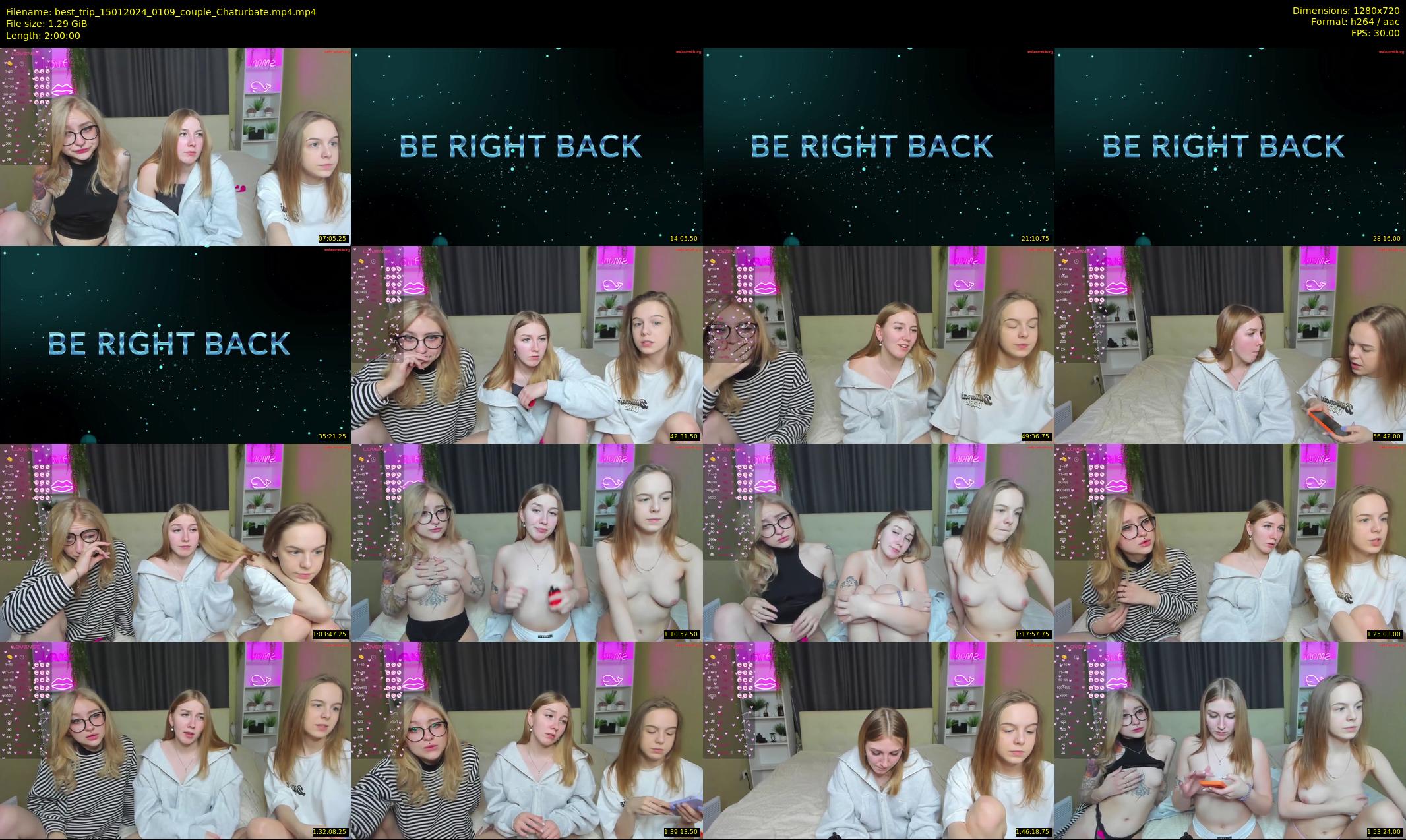 best_trip — 120 minute Chaturbate couple cam show recording, 720p, Jan 15, 2024