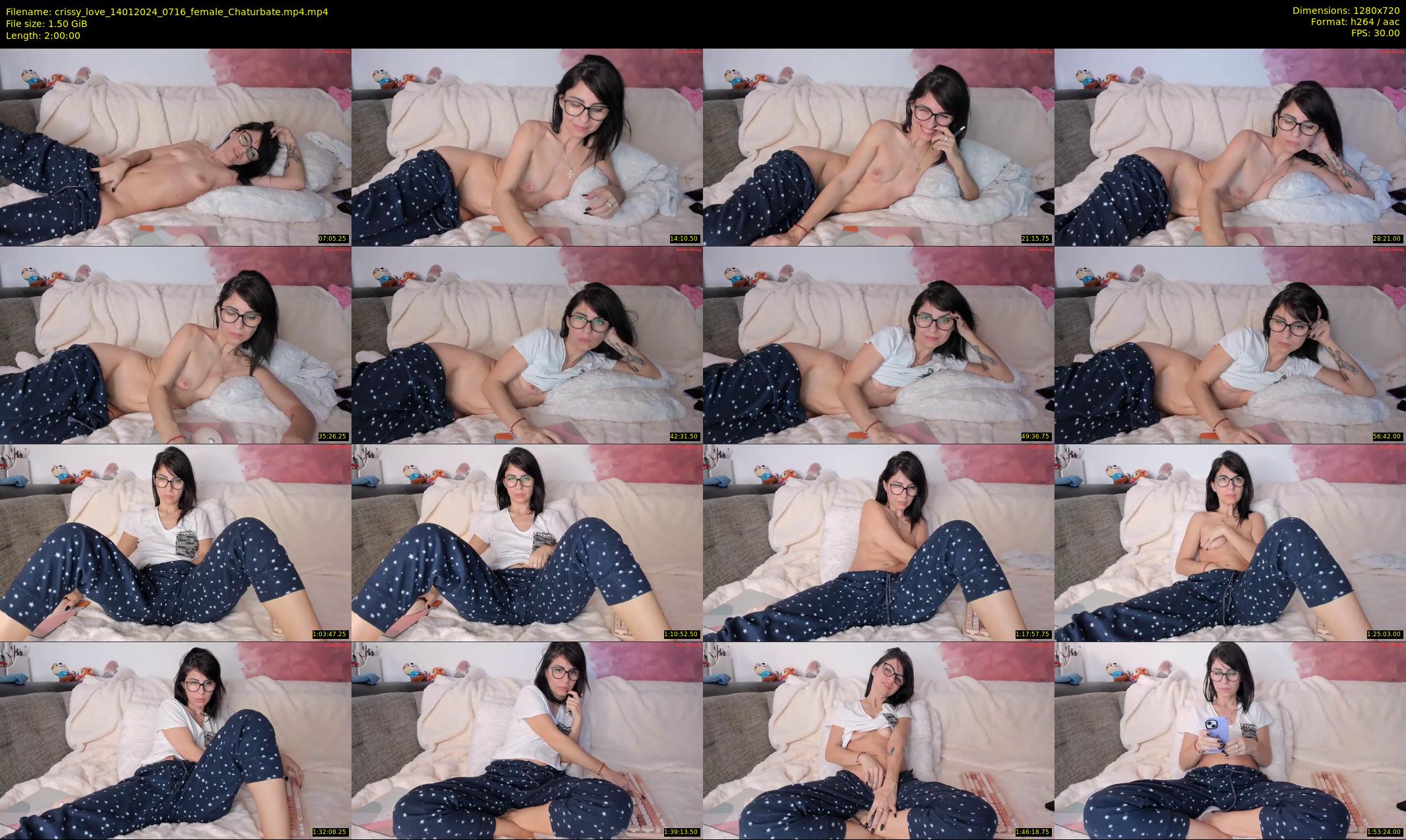 crissy_love — 120 minute Chaturbate female cam show recording, 720p, Jan 14, 2024