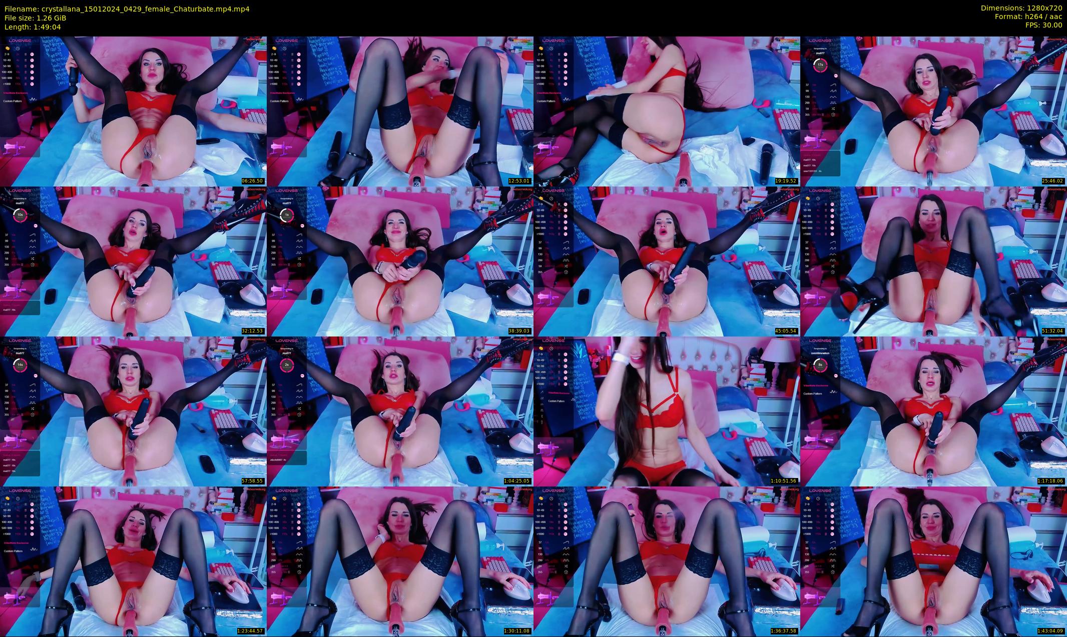 crystallana — 110 minute Chaturbate female cam show recording, 720p, Jan 15, 2024