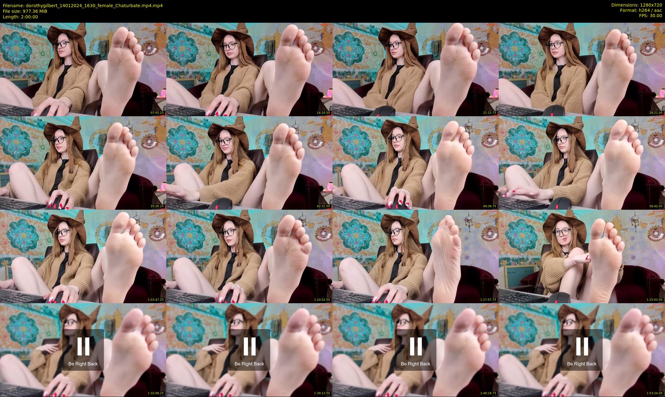 dorothygilbert — 120 minute Chaturbate female cam show recording, 720p, Jan 14, 2024