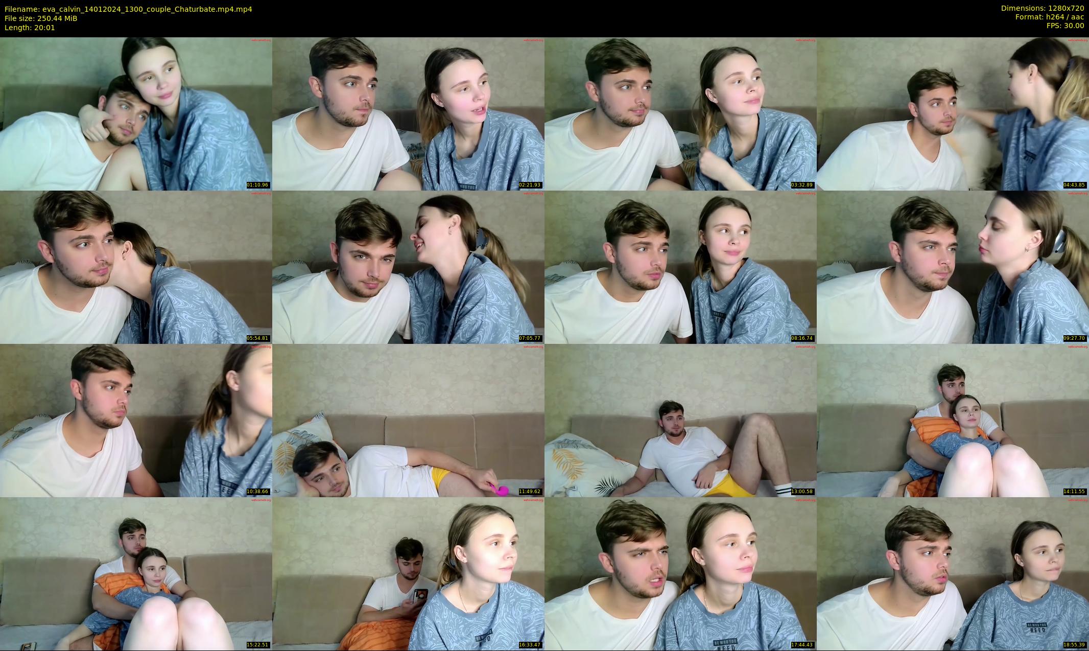 eva_calvin — 21 minute Chaturbate couple cam show recording, 720p, Jan 14, 2024