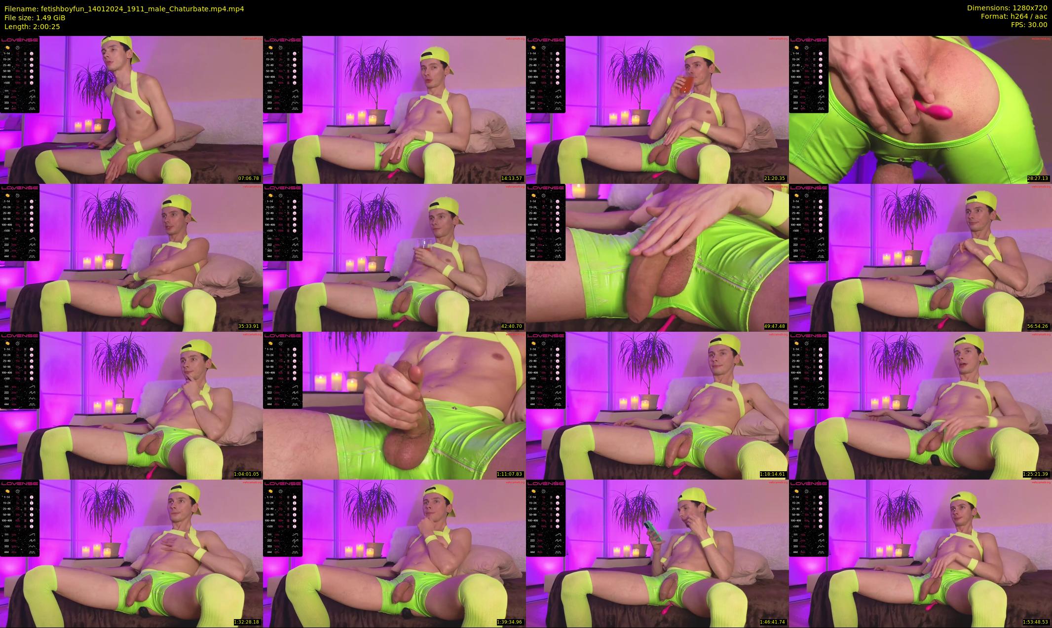 fetishboyfun — 121 minute Chaturbate male cam show recording, 720p, Jan 14, 2024