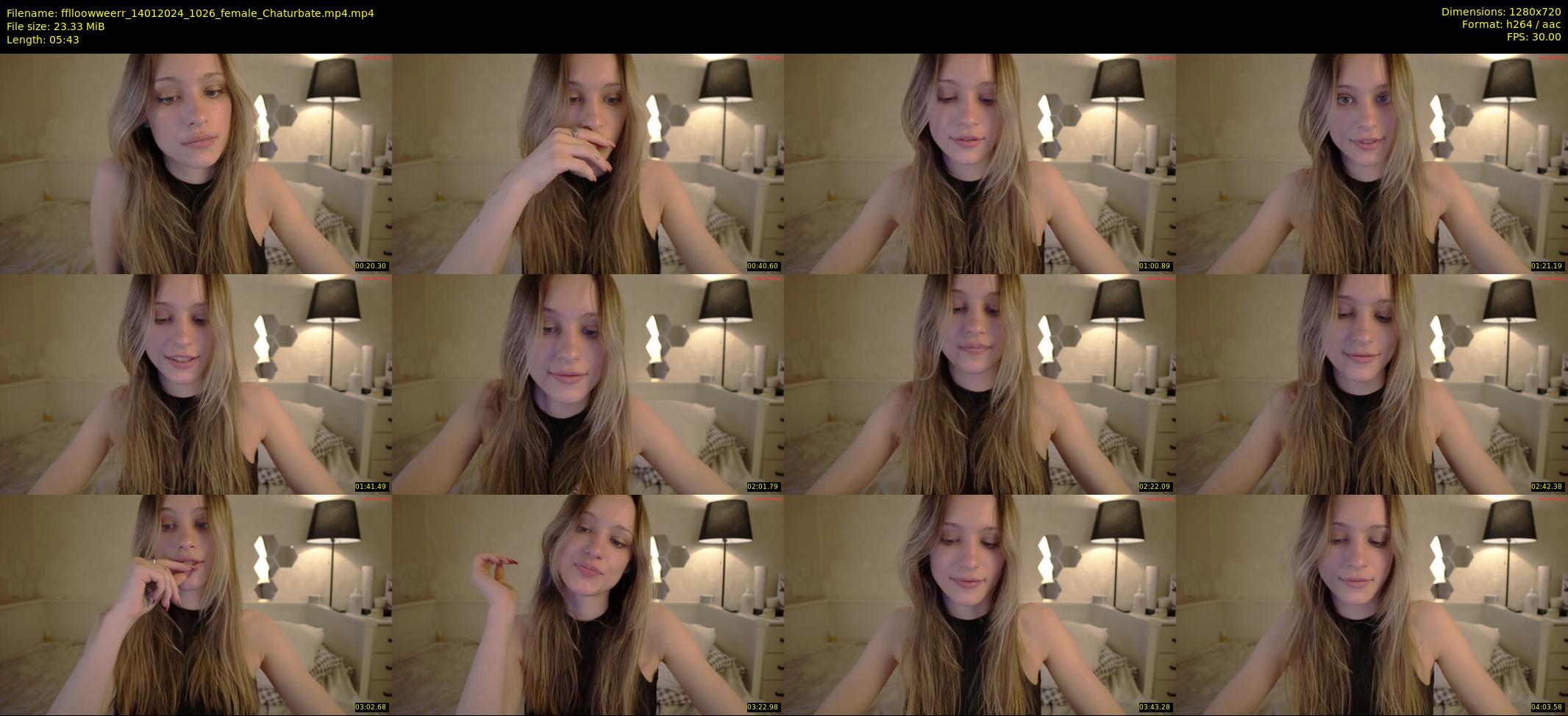 fflloowweerr — 6 minute Chaturbate couple cam show recording, 720p, Jan 14, 2024