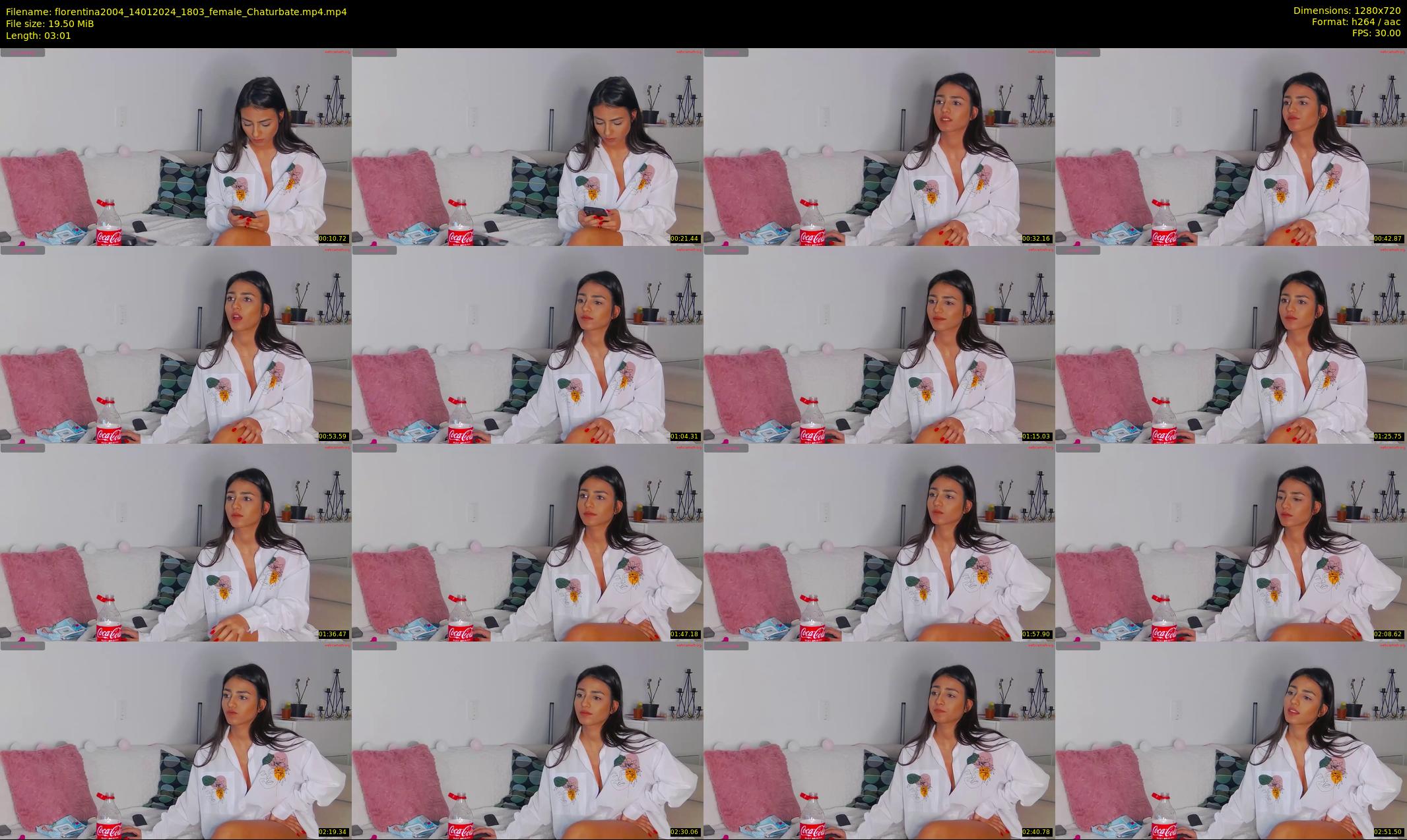 florentina2004 — 4 minute Chaturbate female cam show recording, 720p, Jan 14, 2024