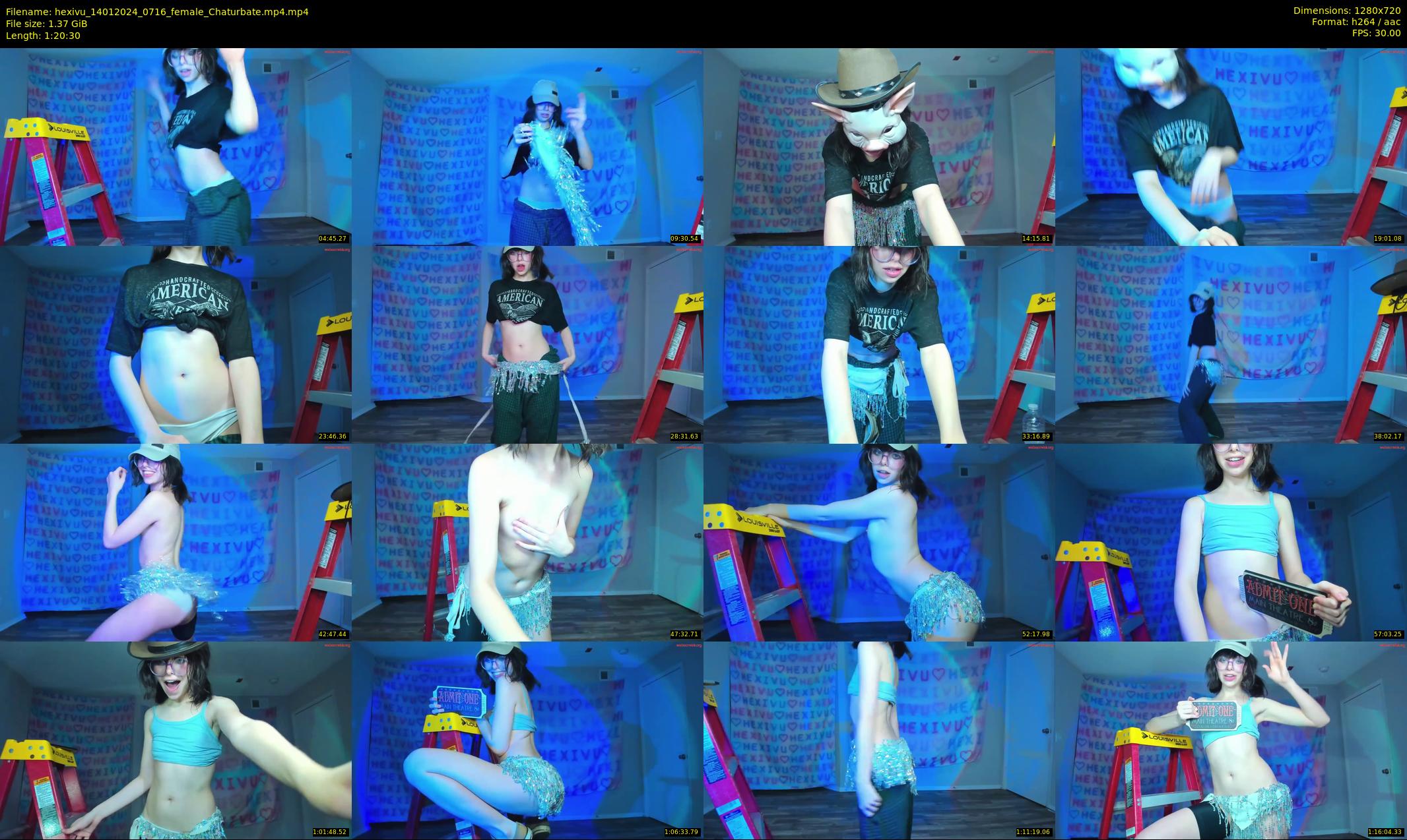 hexivu — 81 minute Chaturbate female cam show recording, 720p, Jan 14, 2024