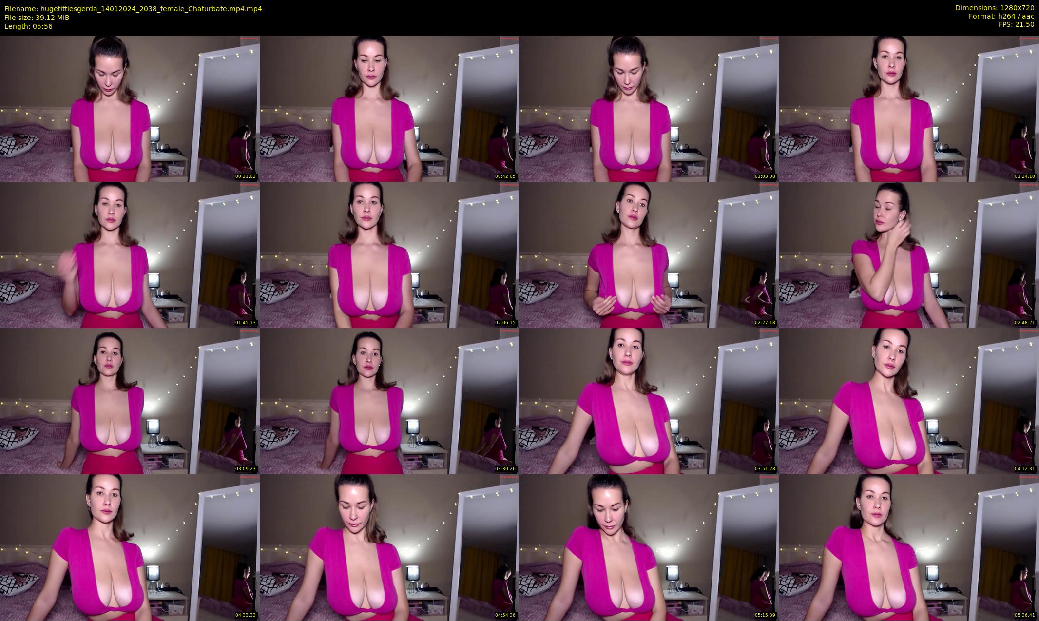 hugetittiesgerda — 6 minute Chaturbate female cam show recording, 720p, Jan 14, 2024
